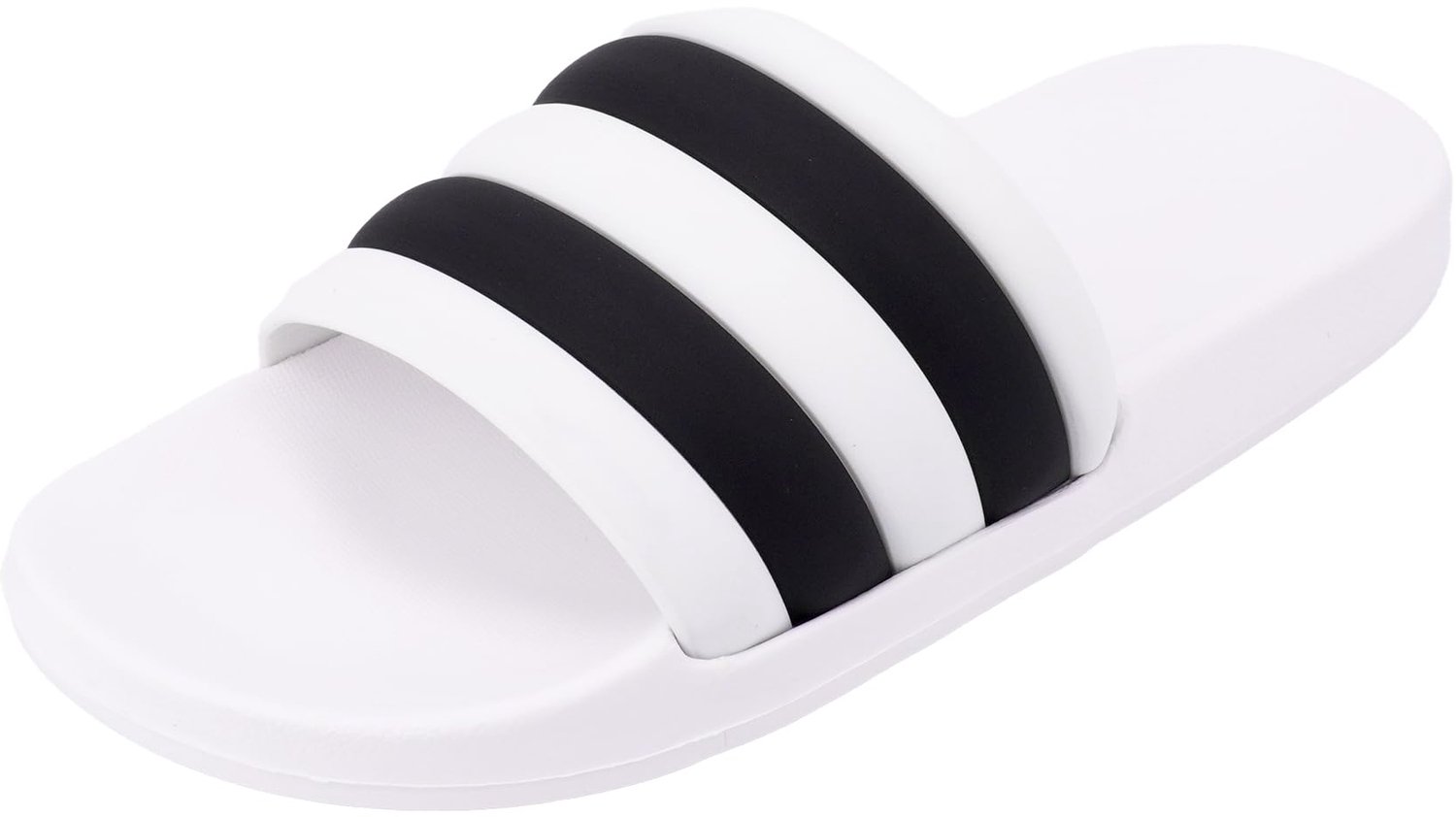 JOMIX Slippers voor dames, zomer, platform, zacht, antislip, strand, zwembad, huis, douche, EVA, licht, gestreept - ShopVlot