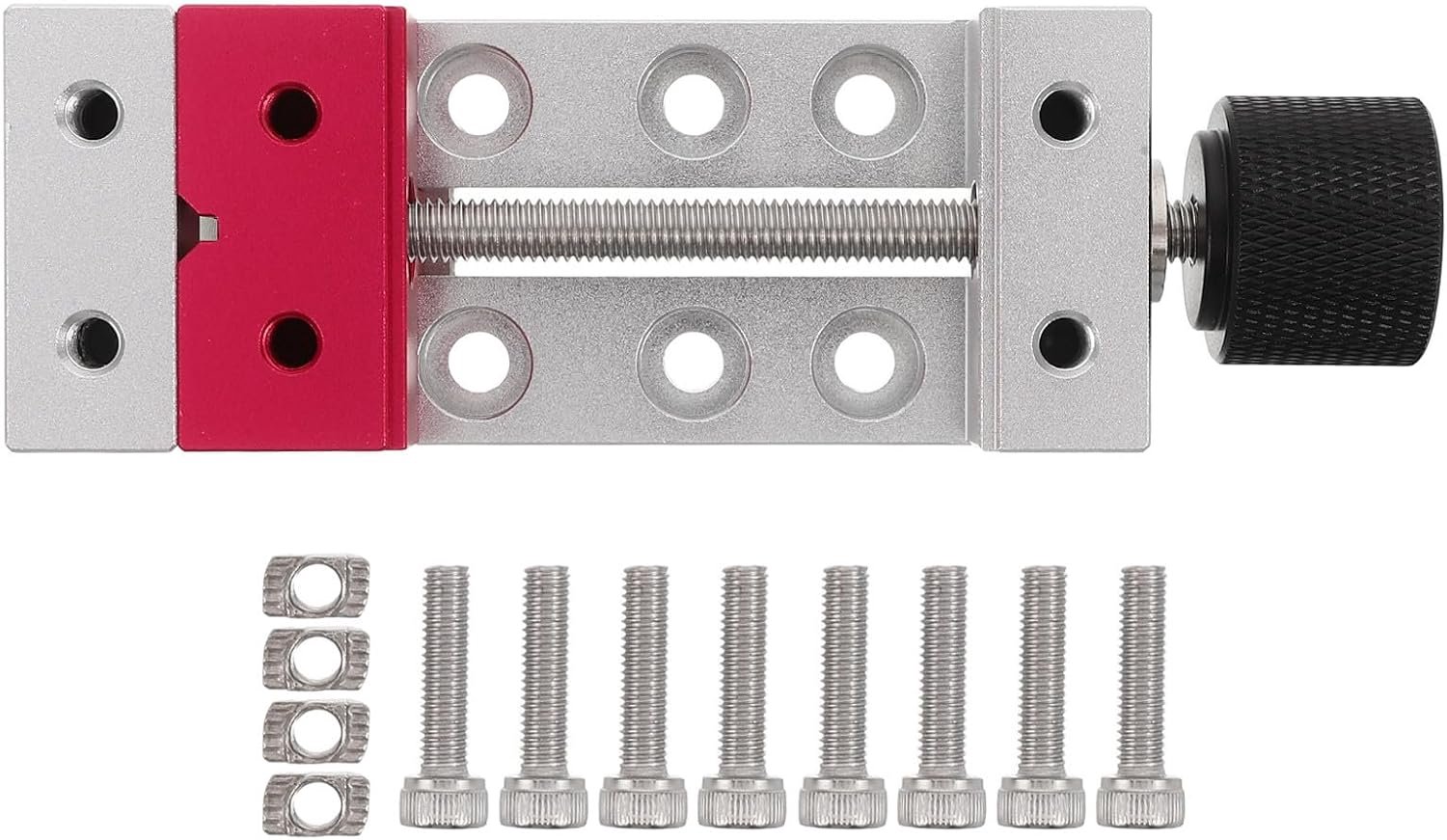 Mini Tafelklem Verstelbare Kleine Werkbank Bankschroef voor Hobby Compacte Draagbare Metalen Handklem met Antislip voor Modelbouw Houtbewerking Metaalbewerking