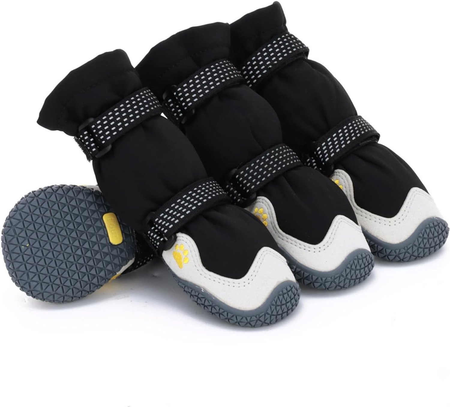 Paw en Boot Bescherming voor Honden, 4-delige Set, Antislip, Warm en Waterdicht, Geschikt voor Kleine, Middelgrote en Grote Honden