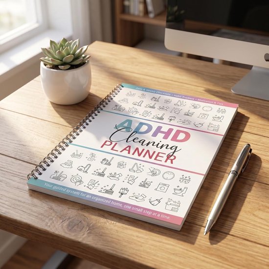 Undated Cleaning Schedule Planner met Huiswerk Checklist voor Familie -vriendelijke Takenplanner voor Dagelijkse Wekelijkse Maandelijkse Organisatie van Huis Kantoor — afbeelding 5