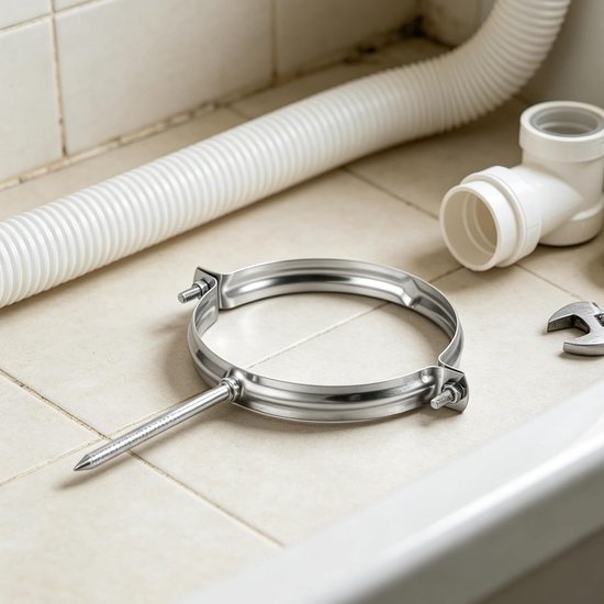 4 Stuks Delige Roestvrijstalen Verstelbare Buisbeugels Binnenmaat Robuuste Muursteunen voor Waterleidingen Roestbestendige Klemmen voor Veelzijdige Buisinstallatie — afbeelding 4