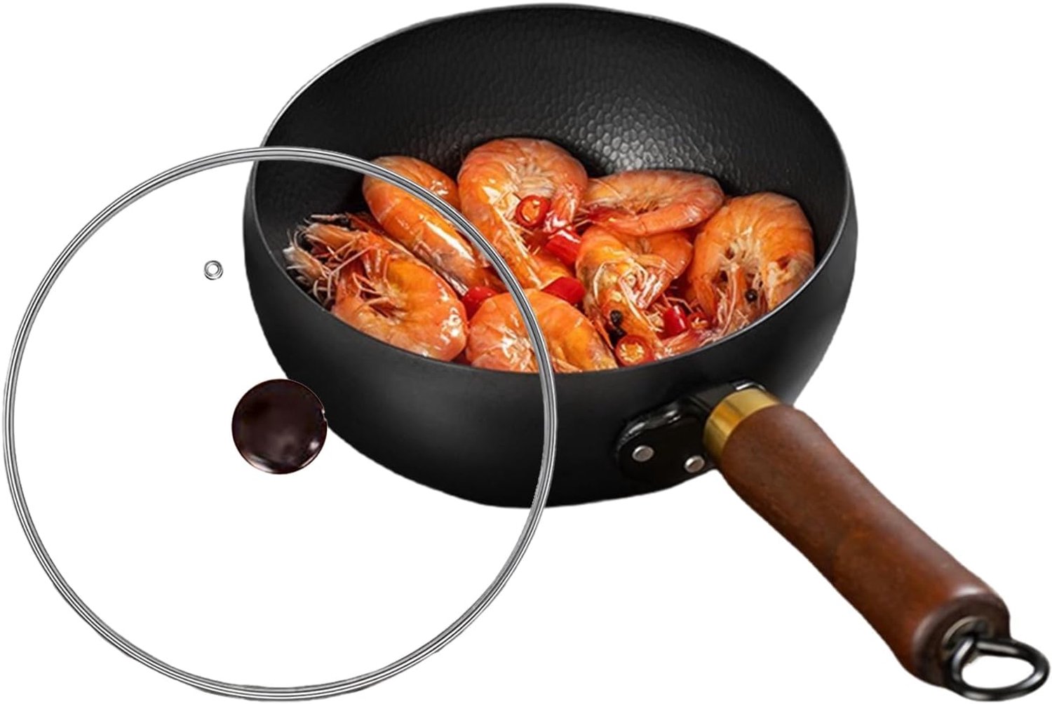 IJzeren Pot Onbekleed, , Bak, Bak, Vis, Biefstuk, Ei, Kip