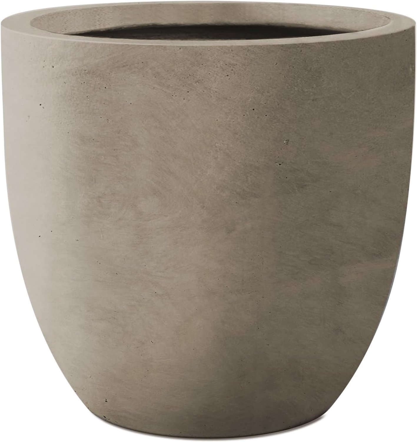 Kante Plantenbak, verweerd beton, 16,5" D