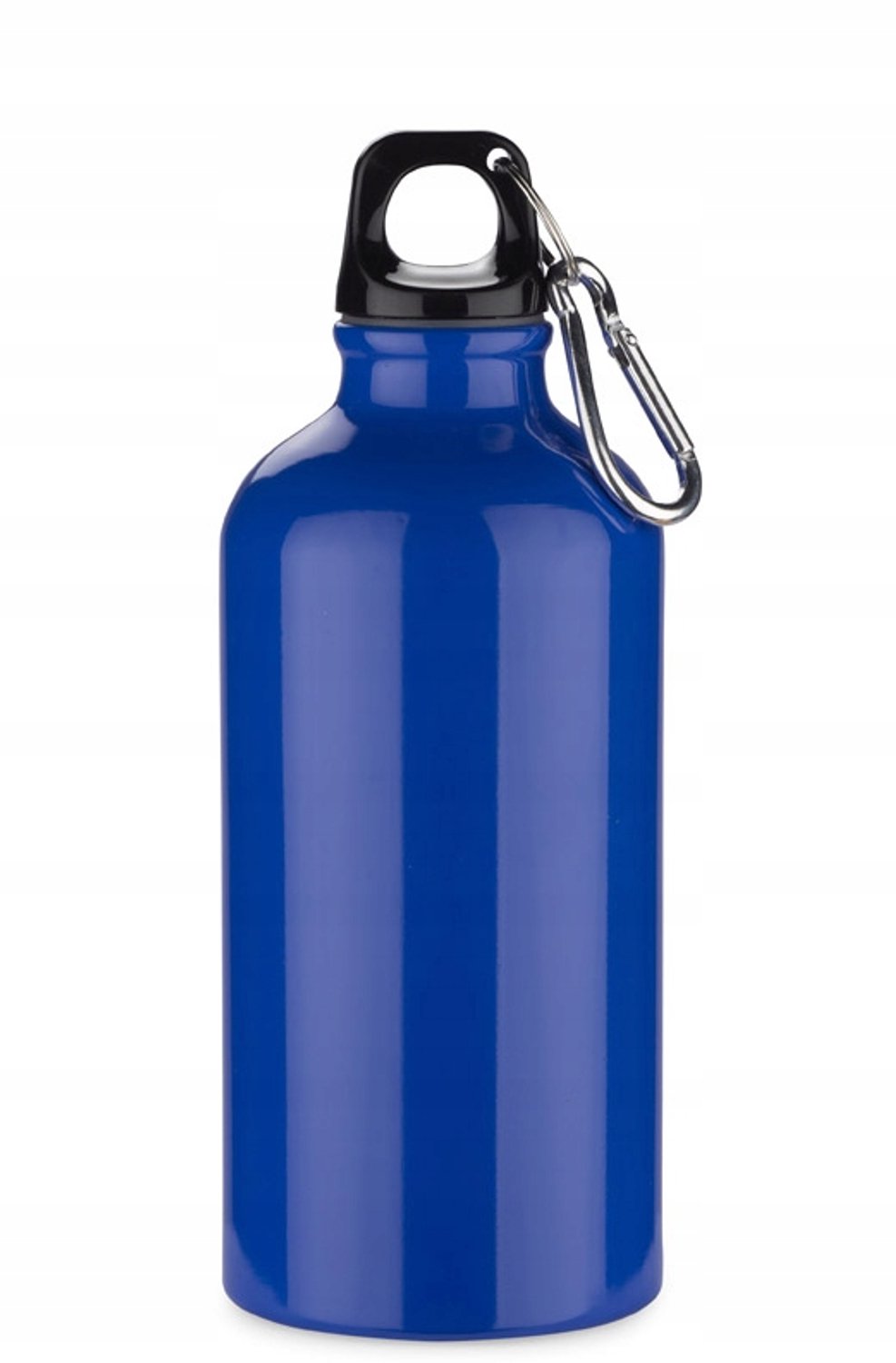 Aluminium Drinkfles TREKO 500ml Blauw met Karabijnhaak