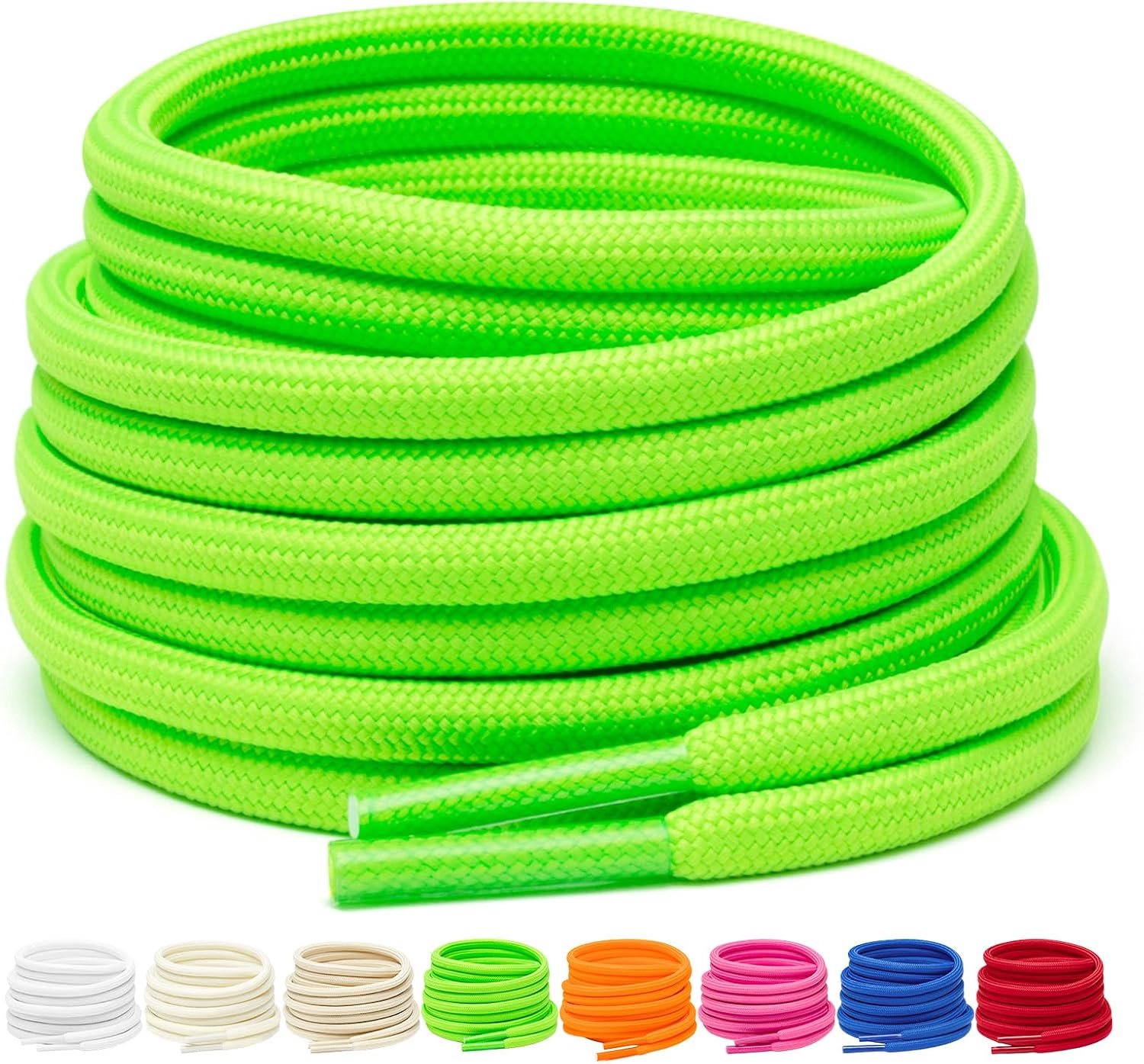 2 paar ronde schoenveters 4 mm veiligheidsveters voor outdoor wandelschoenen, duurzame veters voor sneakers