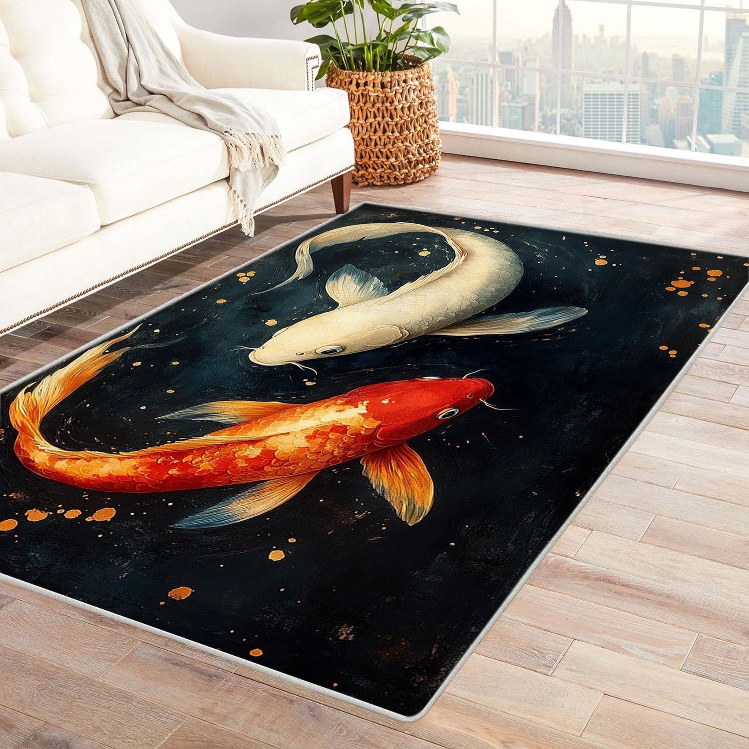 Laagpolig strandtapijt, wasbaar, schattig badkamertapijt, onderhoudsvriendelijk en robuust, voor woonkamer, slaapkamer en kinderkamer, badmat, aangenaam zacht (beige 91), 210 x 300 cm