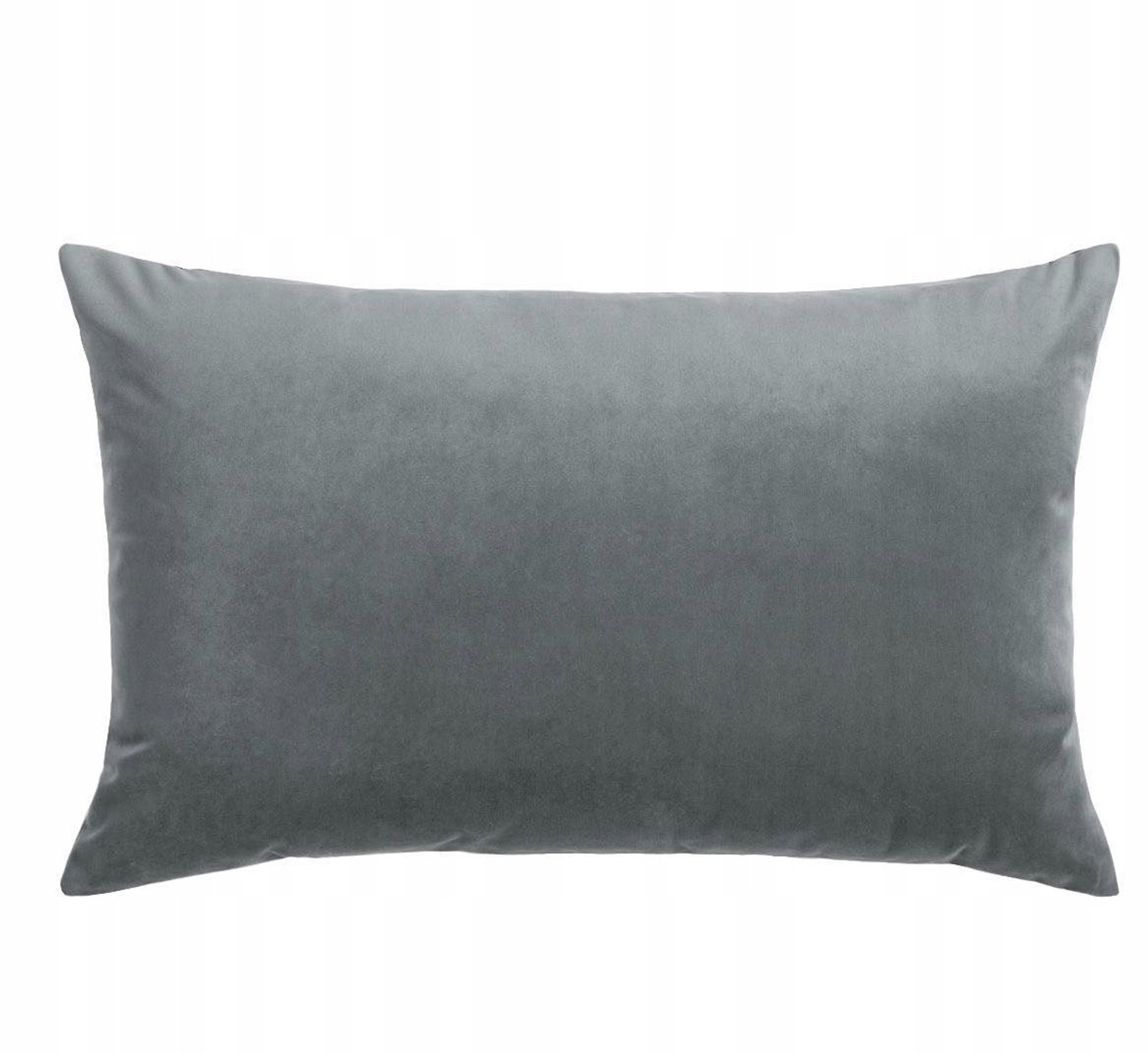 Grijze Velours Kussensloop 65x40 cm - Elegante Decoratie