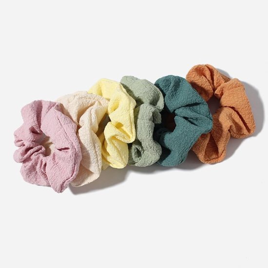 3 stuks haarelastiekjes voor dames, zachte haarringen, grote elastische scrunchies, schattige haarbanden, haarsieraden, vlechtelastiek, paardenstaarthouder, haarband voor vrouwen, roze — afbeelding 4