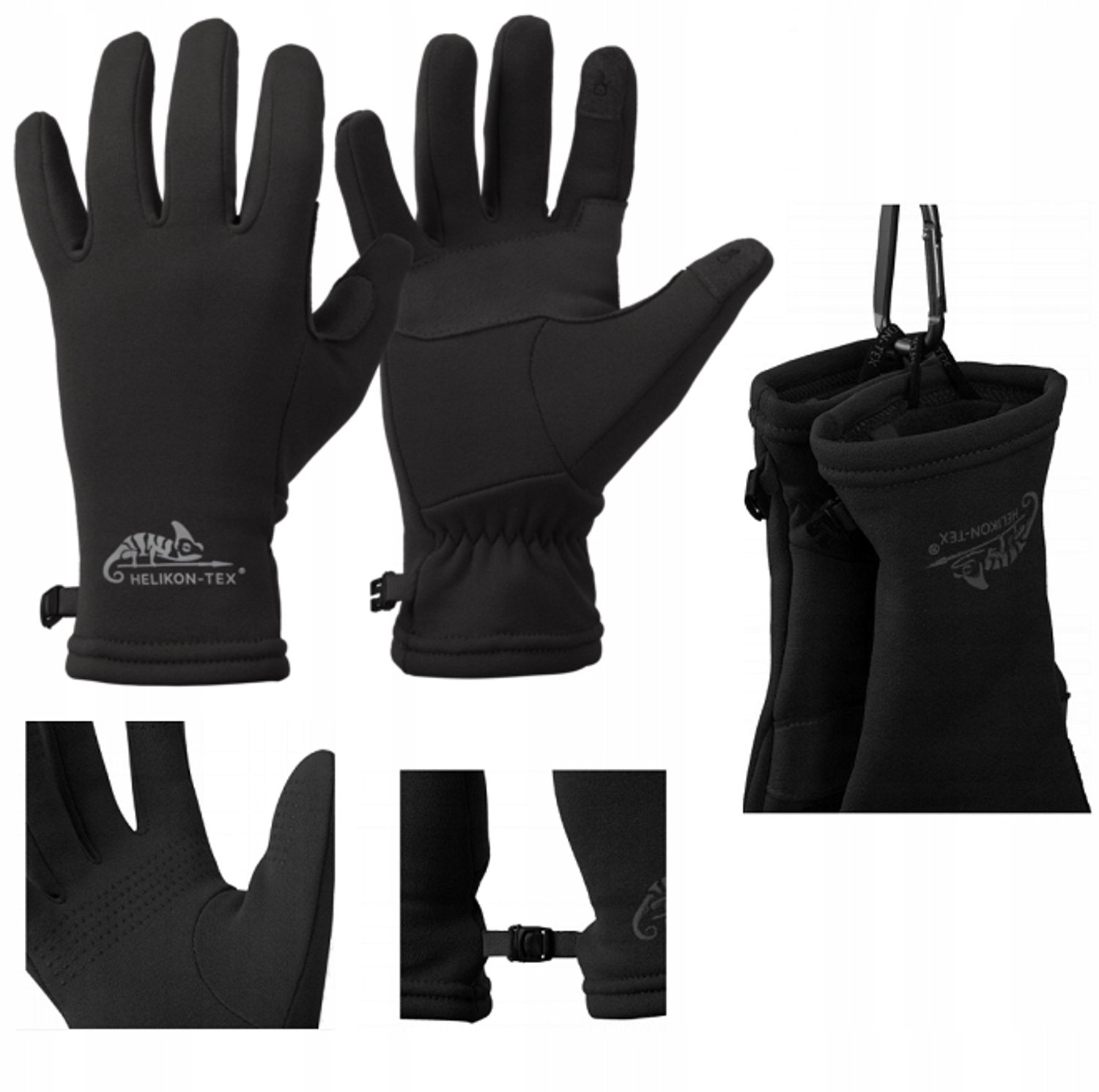 Helikon Tracker Outback Handschoenen Zwart XL - Touchscreen Compatibel