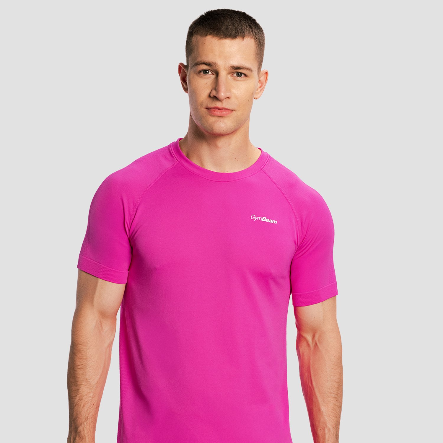 GymBeam Heren Pulse X Hardloop T-shirt Paars L