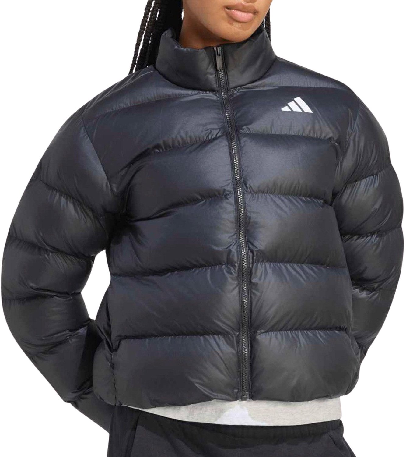 Adidas Essentials Puffer Jas Dames Zwart