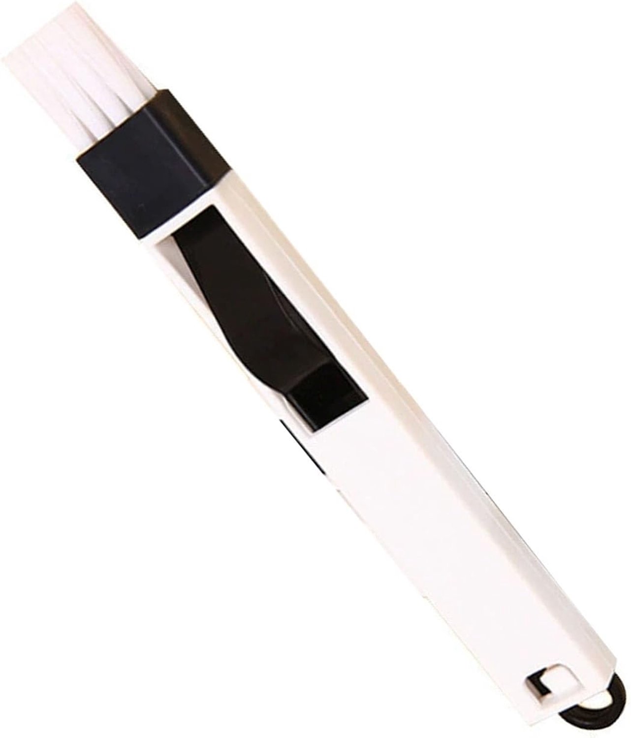 Annadue 2 Stuks 2 In 1 Reinigingsborstel Met Blik voor Hoeken (BLACK)