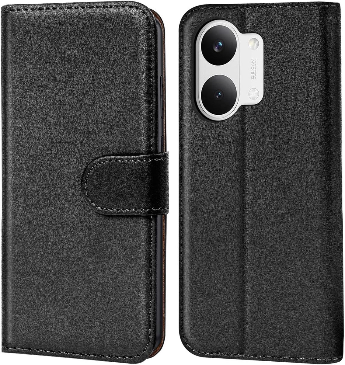 Hoes voor mobiele telefoon voor Xiaomi Poco X8 Pro Max, bookcase, tas, flipcover voor Poco X8 Pro Max, case met kaartsleuven/standfunctie, zwart