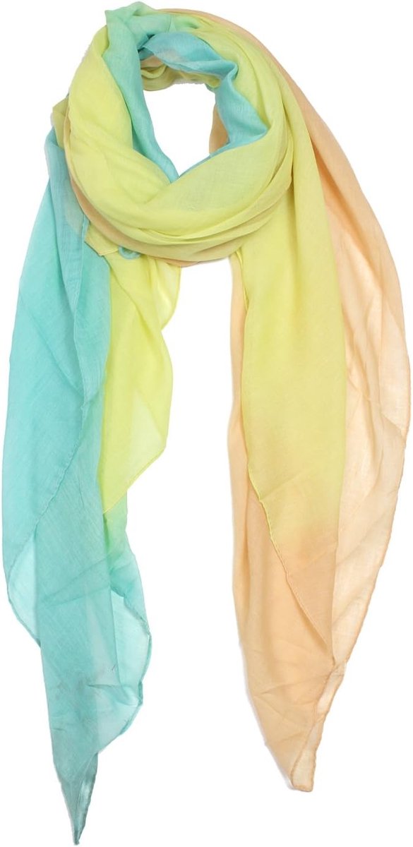 Gradiënt damessjaal, halsdoek, vrouw, hoofddoek, voor lente, zomer, het hele jaar door, colsjaal, stola