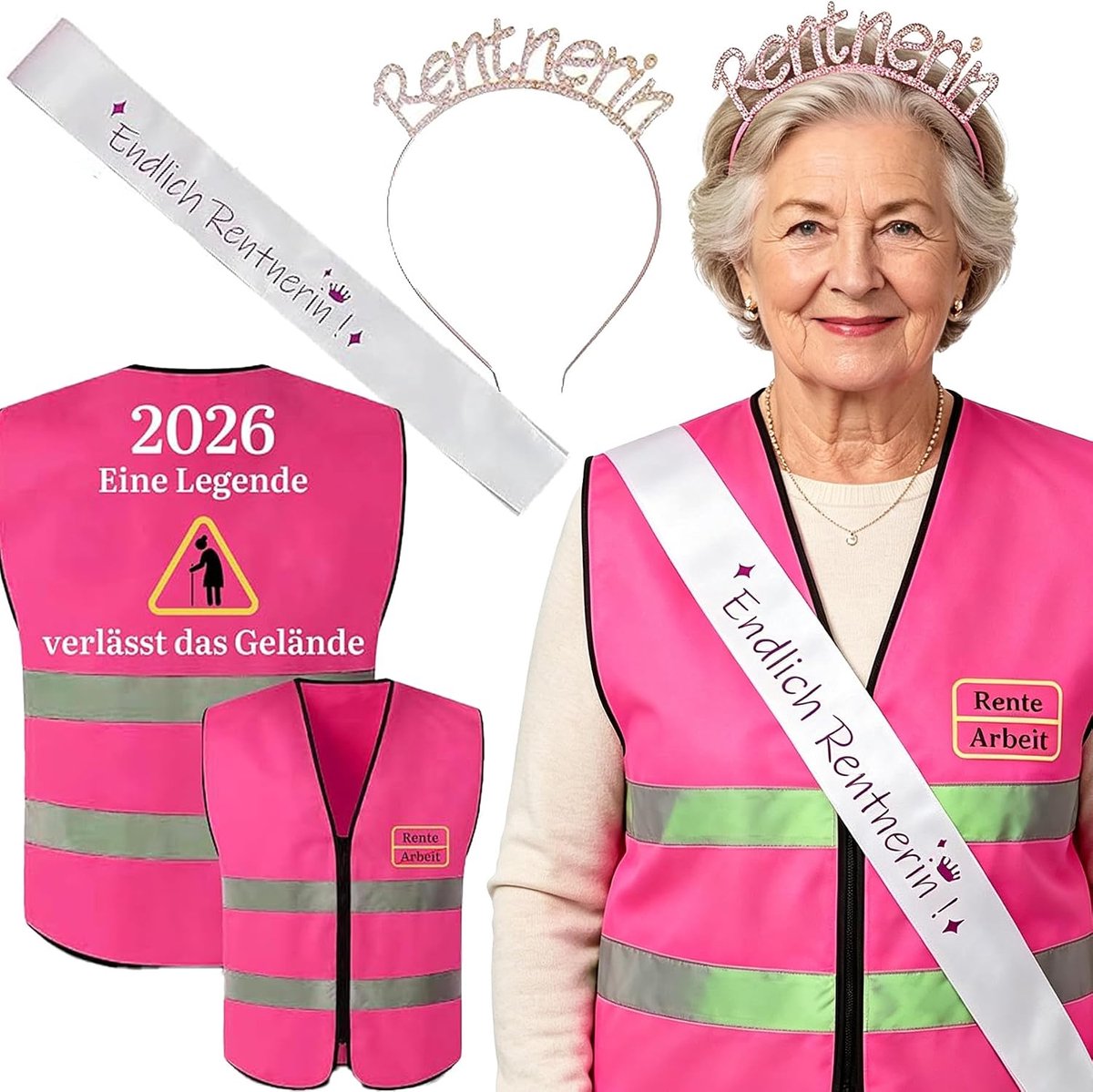 Cadeau vrouw gepensioneerde vest