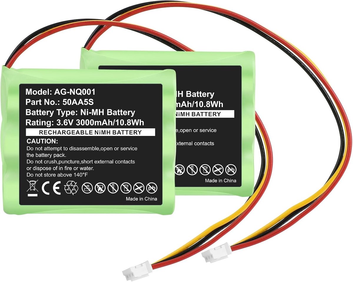 2 stuks 3000mAh 50AA5S accu voor Toniebox Tonie Box luidspreker reserveonderdeelnummer 50AA5S