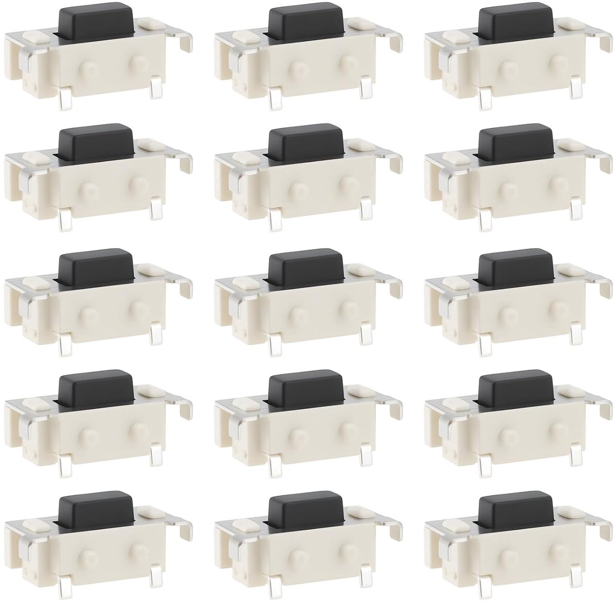 Drukknoppen 50 Stuks - Tactiele Momentane Micro SMD - 5x7.8x3.5mm - Voor Afstandsbedieningen - Geschikt voor Soldeerwerk