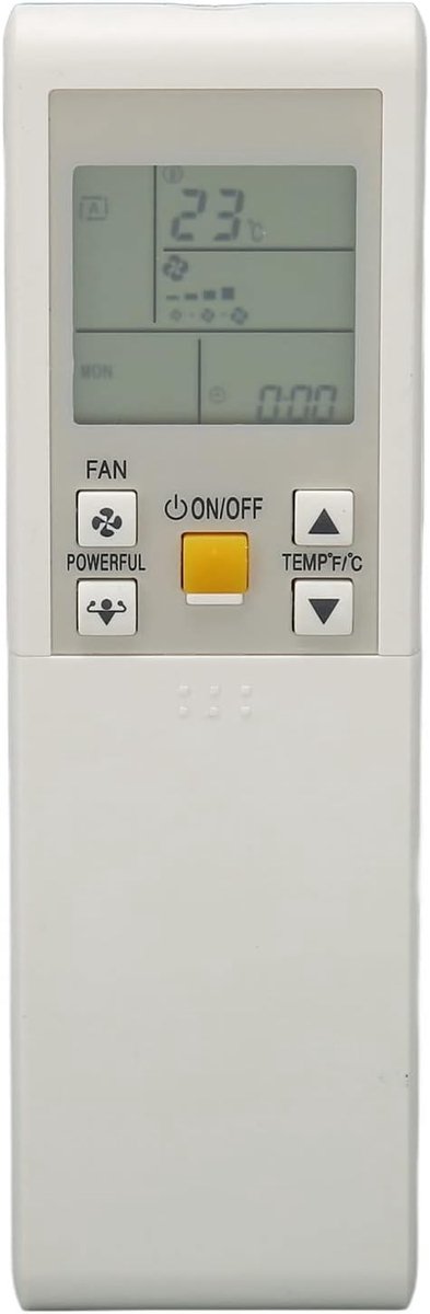 Airconditioner Afstandsbediening Vervanging - Geschikt voor Daikin - Model RC452A9, ARC452A15, ARC452A16 - Voor eenvoudige bediening