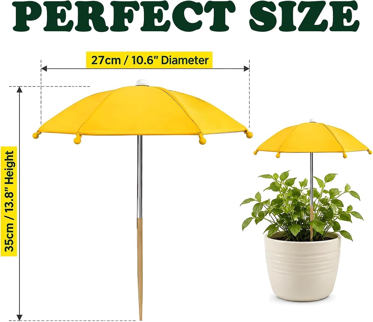 Plantenparasol, plantenparaplu's, voor terrasbloemen, groenten, vetplanten