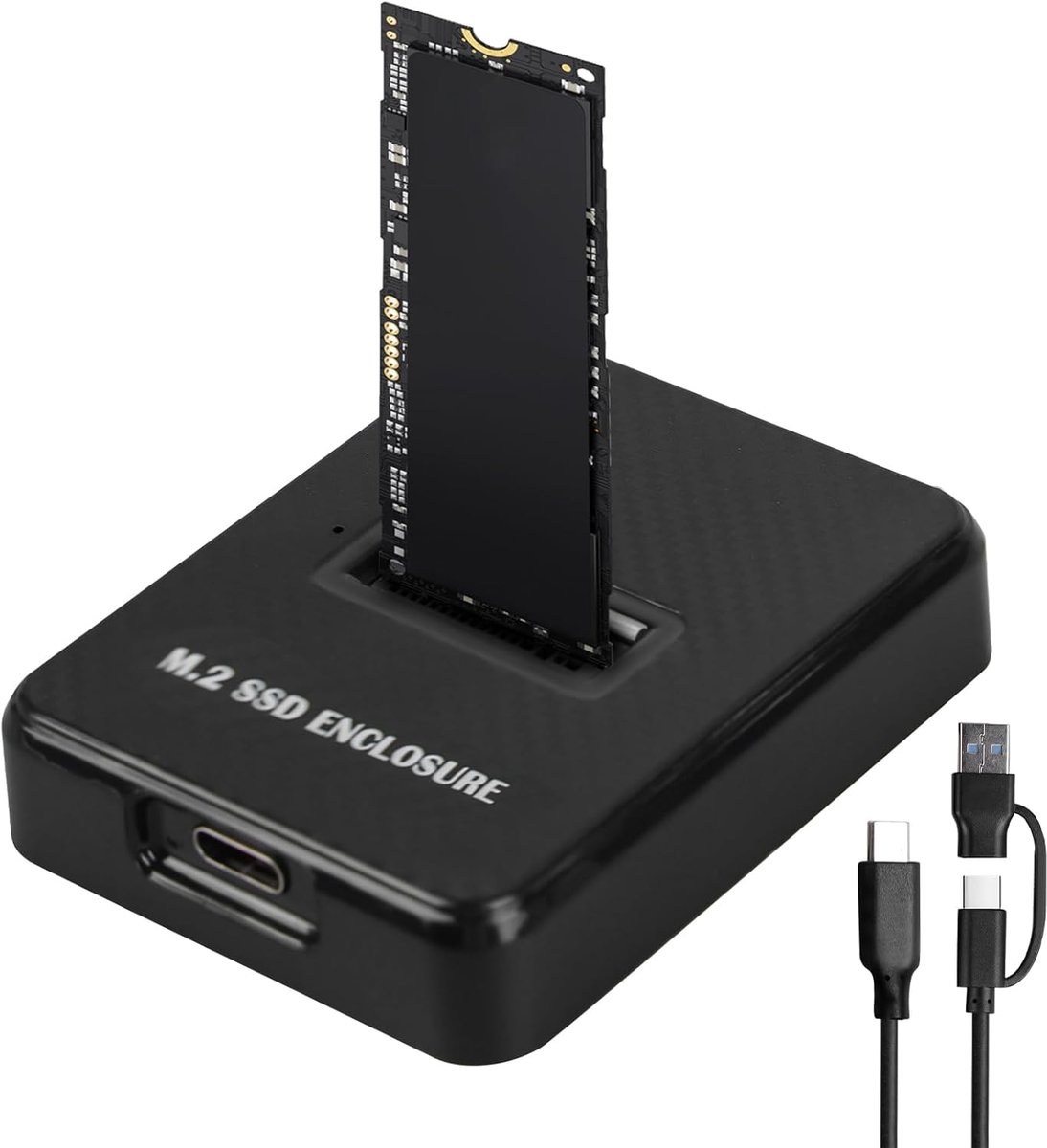 M.2 NVMe & SATA docking station - 10Gbps USB 3.2 Gen2 - voor M-Key/B+M Key - externe NVMe & NGFF SSD behuizing - voor 2230/2242/2260/2280 SSD