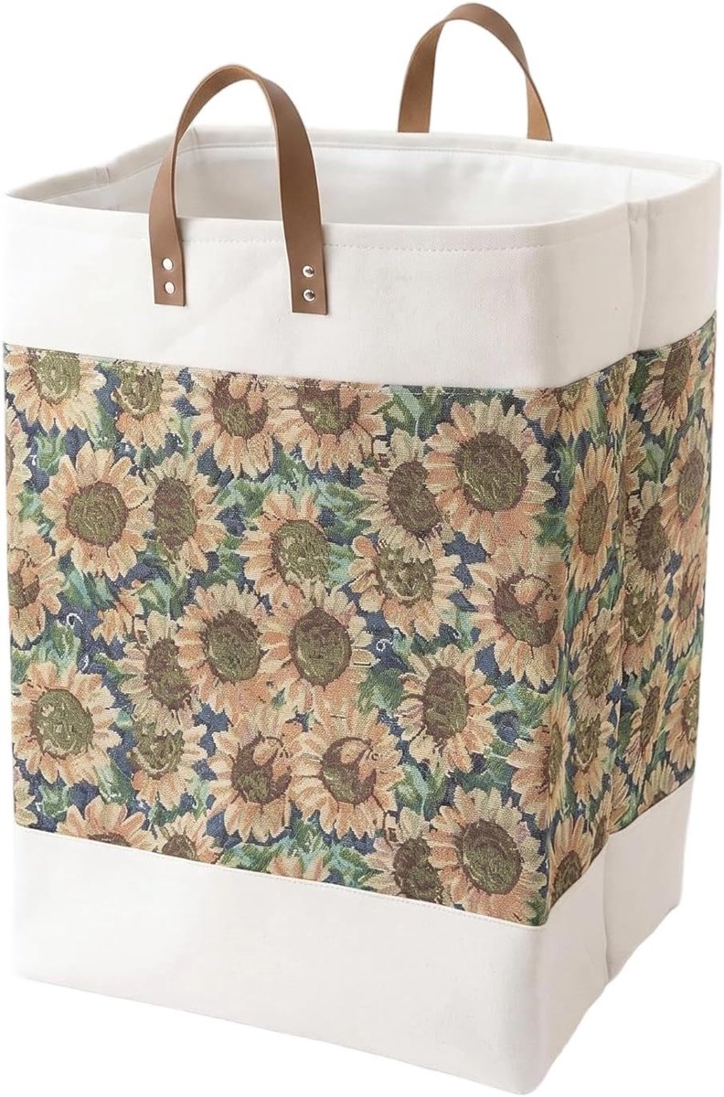 Wasmand, vuile wasmand, 67 l, opvouwbare wasmand met dubbellaagse handgreep, geschikt voor wasruimte, slaapkamer, badkamer, opbergmanden (geel)