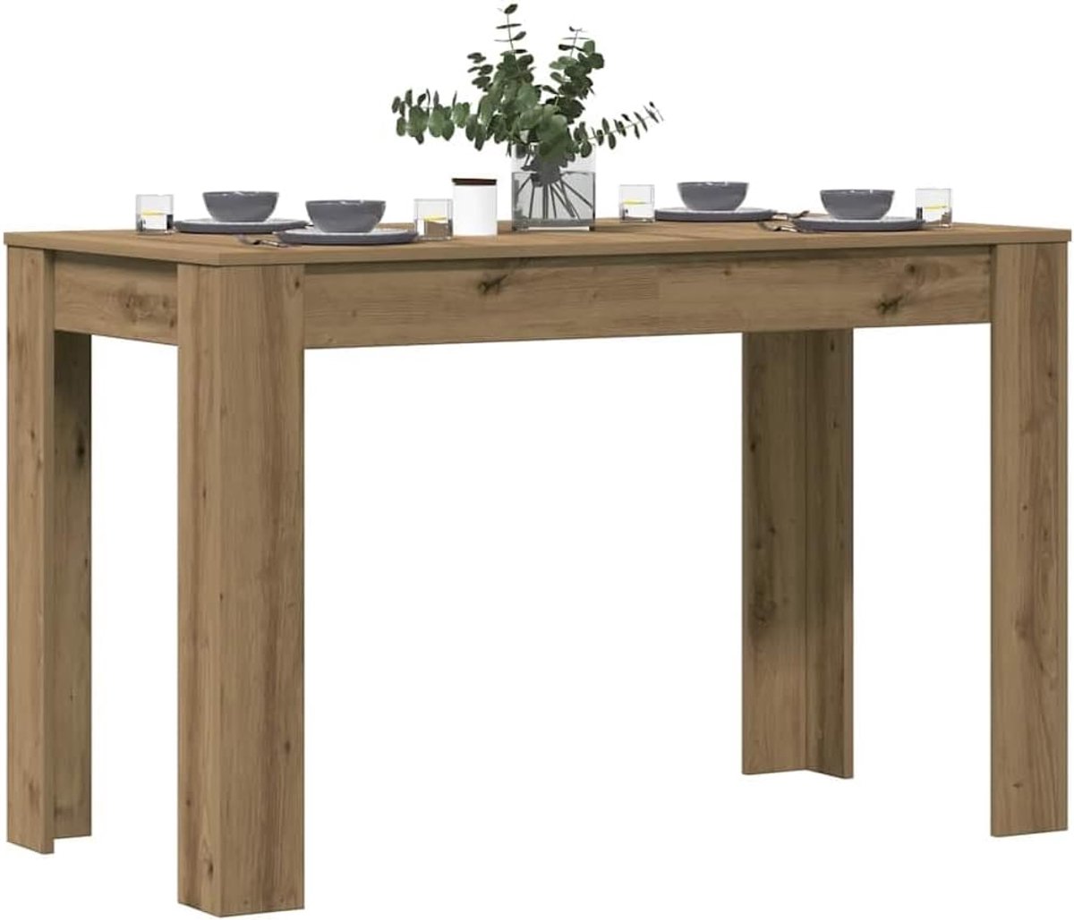 Eettafel Artisan-eiken tafel voor woonkamer eetkamer tafel voor woonkamer 120x60x76 cm hout