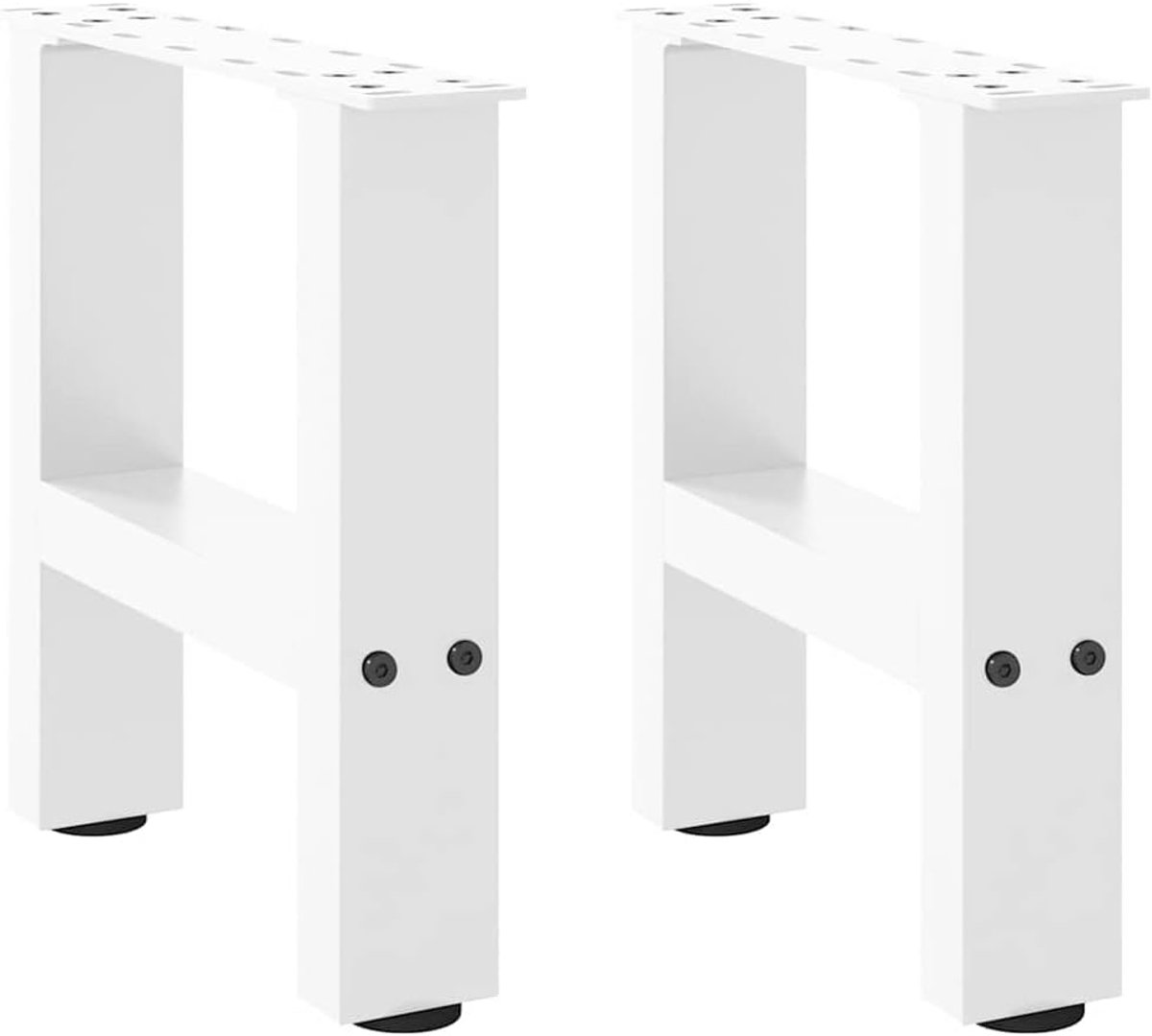 Poten wit 2 STK. 40x30-31 cm staal