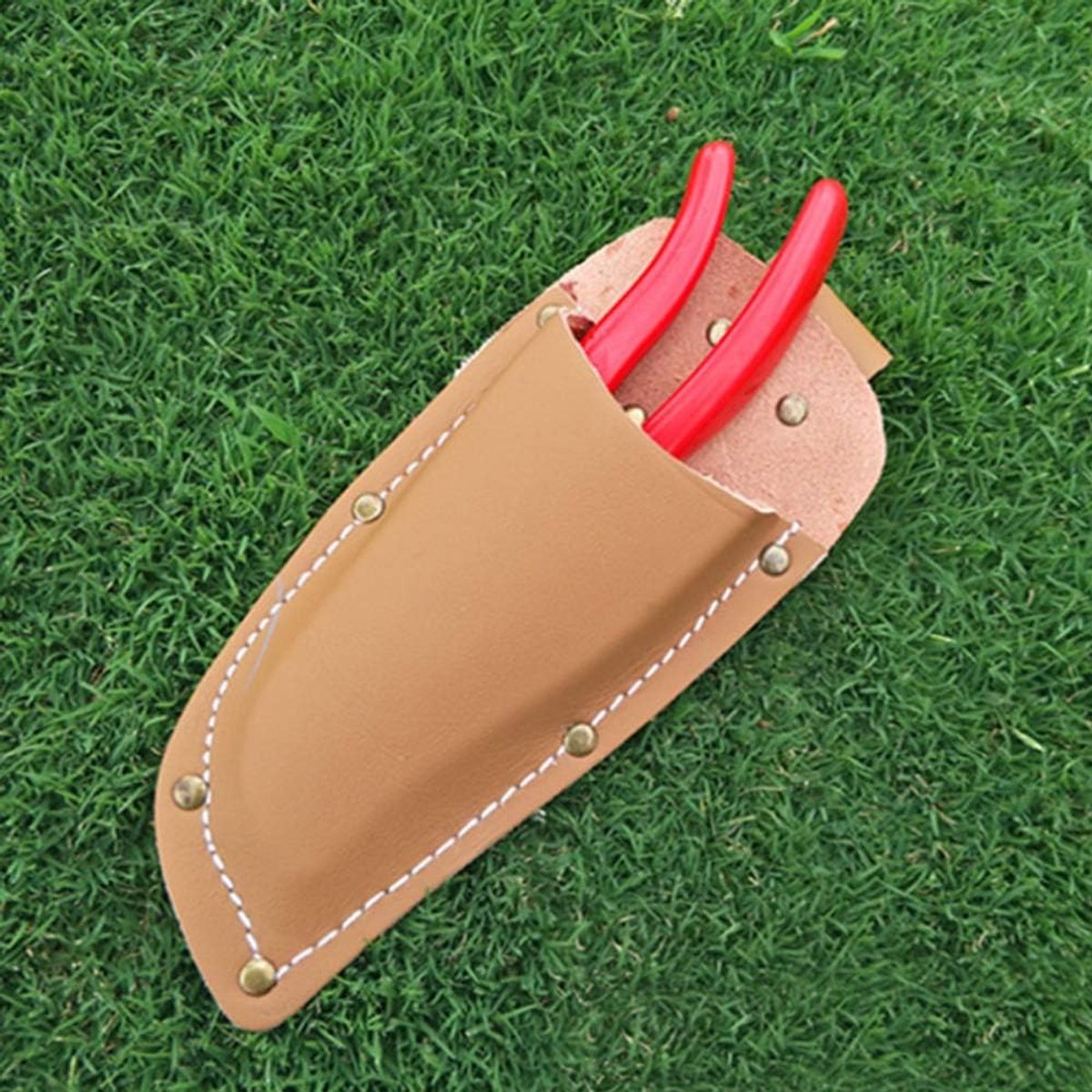 Schede gereedschapsholsters, tuingereedschap holster riem voor snoeischaar schaar tuinmes(BRUIN)