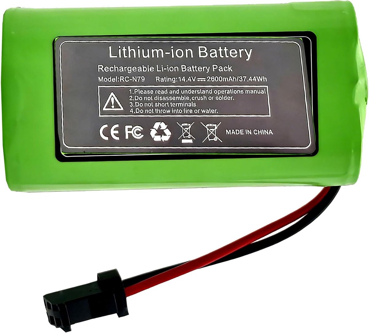 Reserveaccu voor Eufy RoboVac G10 G20 G30 G35 G40 Hybrid, voor Ecovacs Deebot N79 N79S DN622, voor Eufy 11 11S MAX 15C 15C MAX 25C Max 30 30C 30 Max 35C, Tesvor X500 Accu