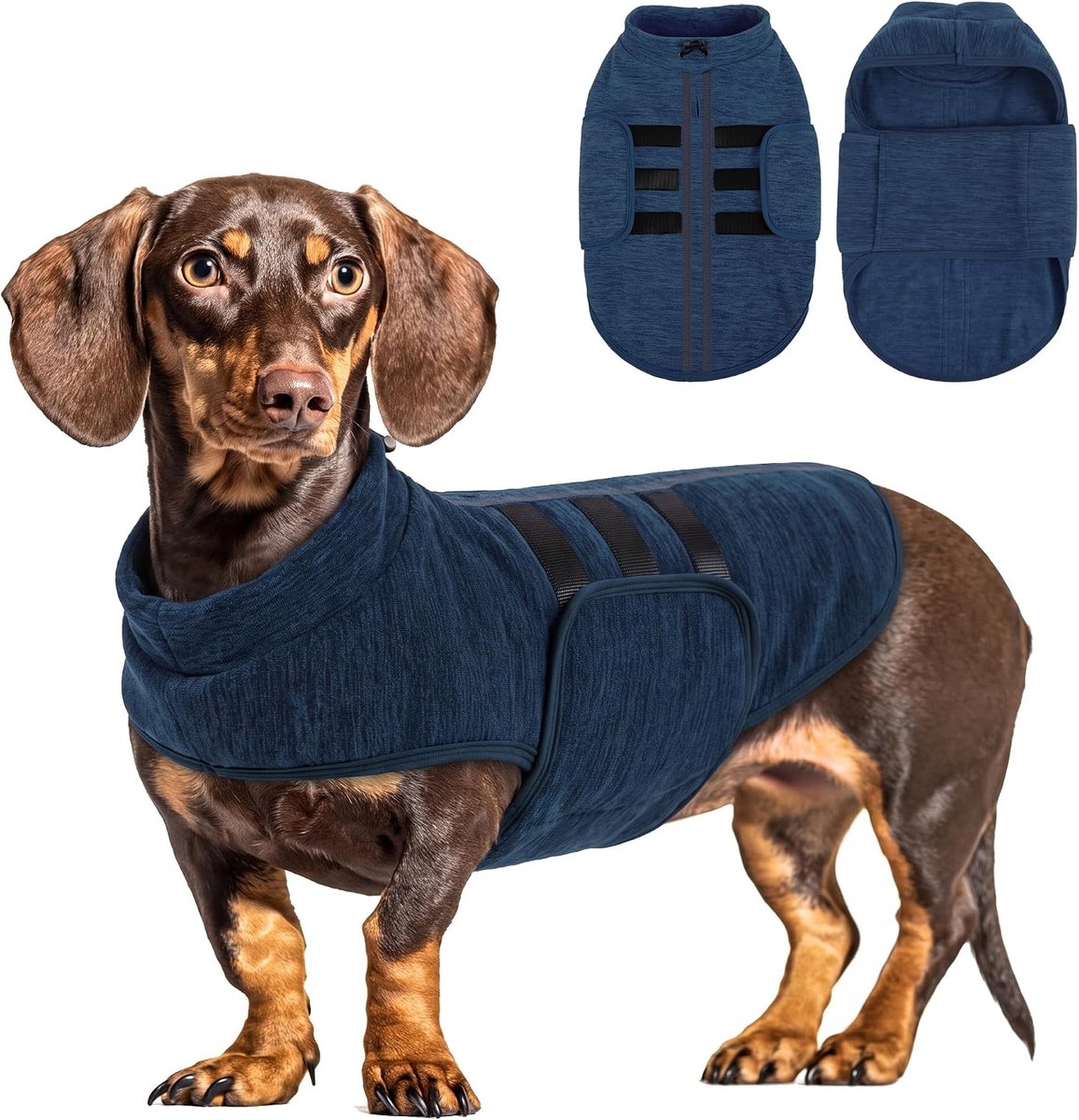 Fleece hondenjassen wintervest voor kleine honden