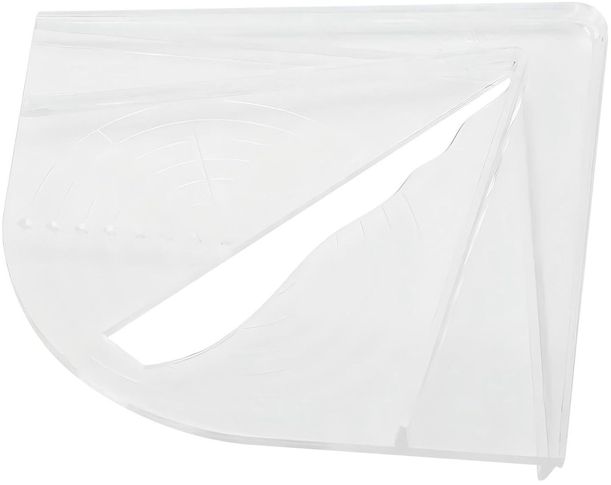Finder - VIFER plastic Center Finder voor sexangle Woodwork Tool met vierkant, ronde achthoek