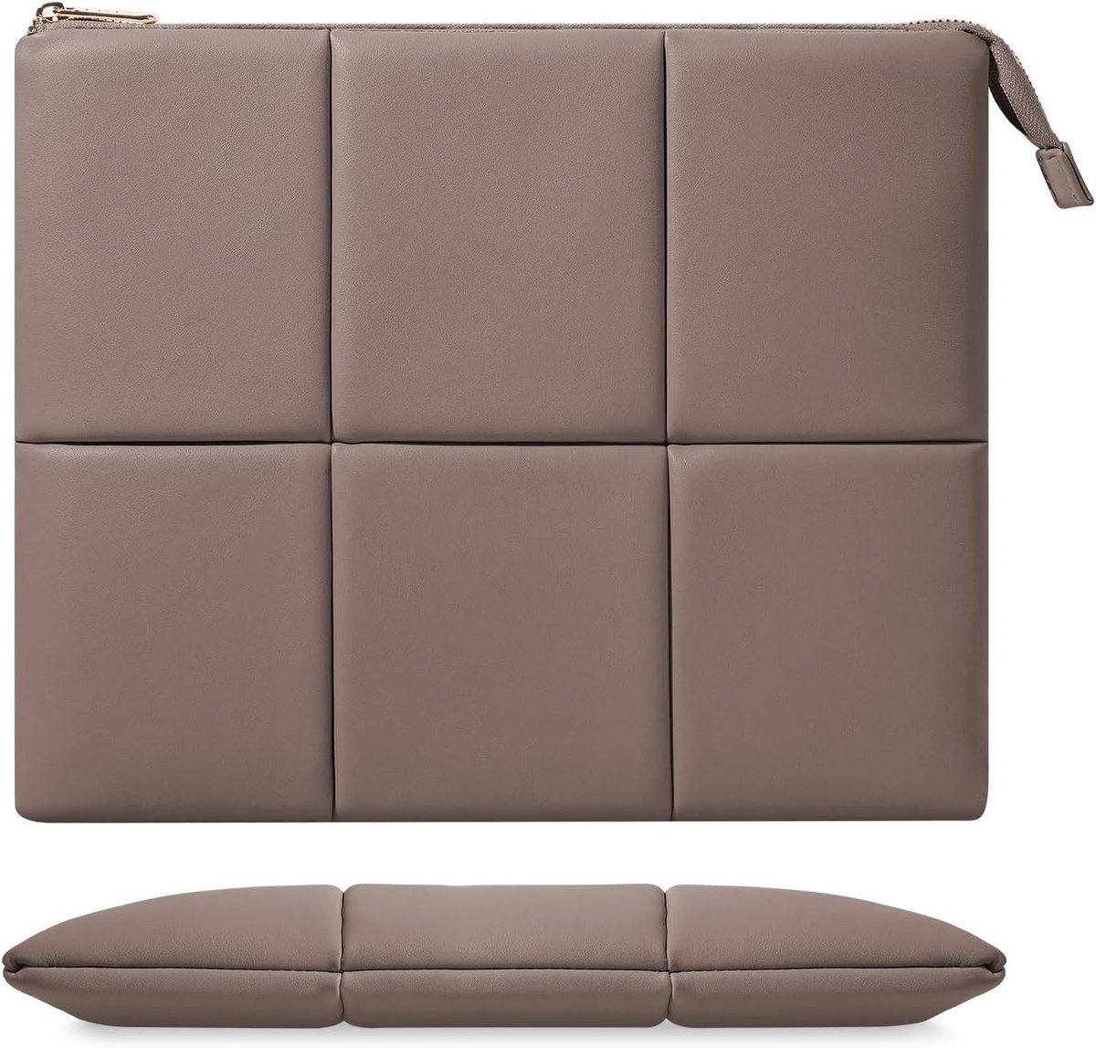 Puffy Laptop Sleeve voor 13.3-14 Inch Laptops, Geschikt voor MacBook Air 13'' M3 2024, Bescherming, Waterdicht, Draagbaar