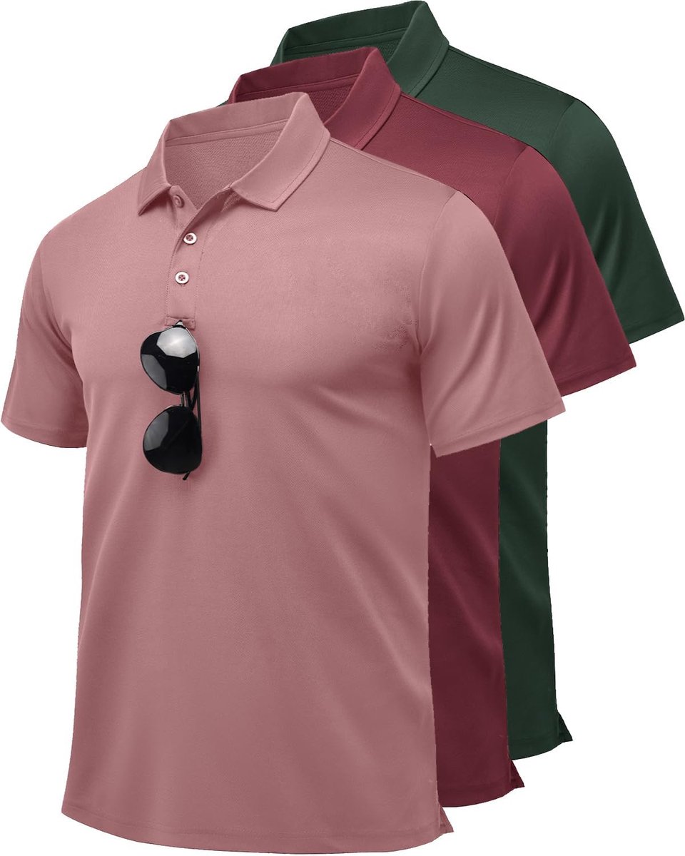 Polo-shirt Golf - Korte Mouwen Sneldrogend en Ademend Polo Shirt