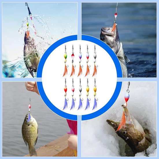 Forel Twister Spoons, 10 Stuks Forel Blinker Spinner Spoons Forel Vissen Set Forel Blinker Aas Forel Vissen Forel Spoon Forel Aas Forel Spoon Forel Aas met Veerhaak — afbeelding 5