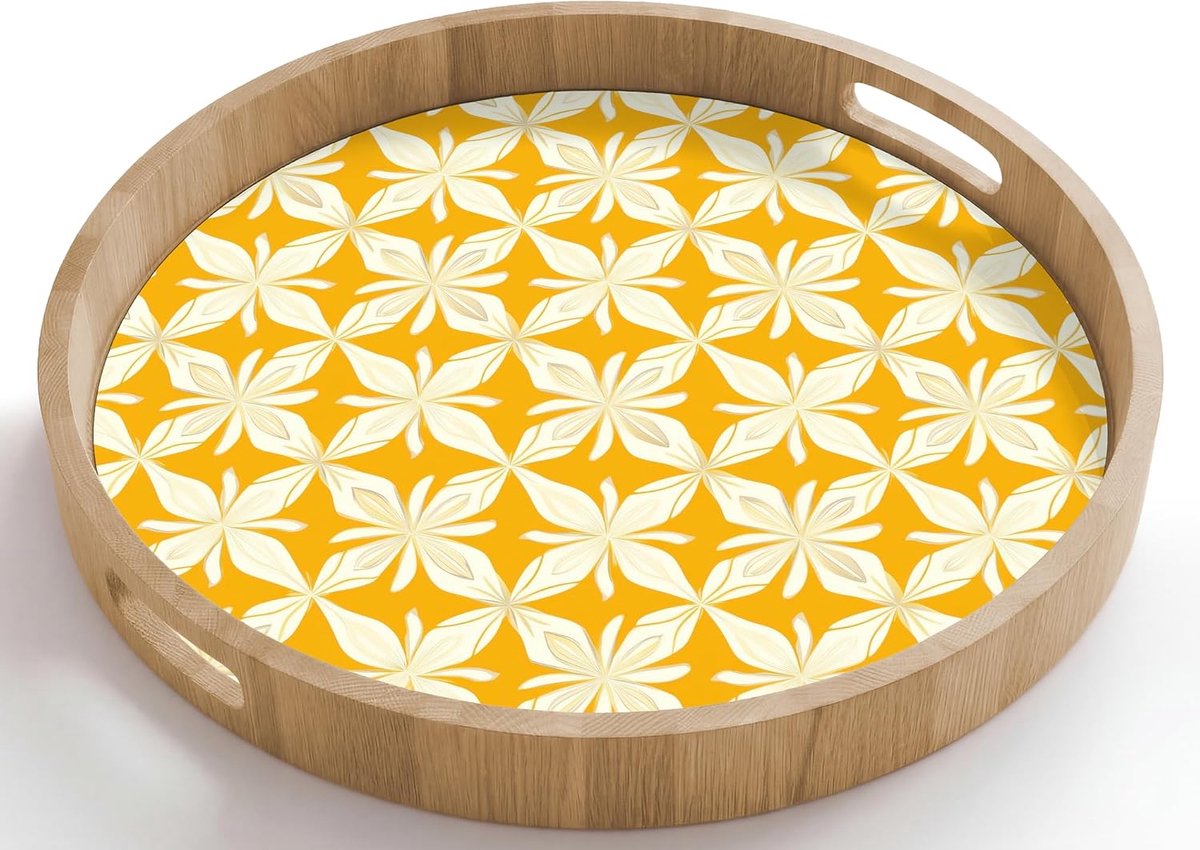Houten Dienblad Met Handgrepen Eikenhout Krasbestendig