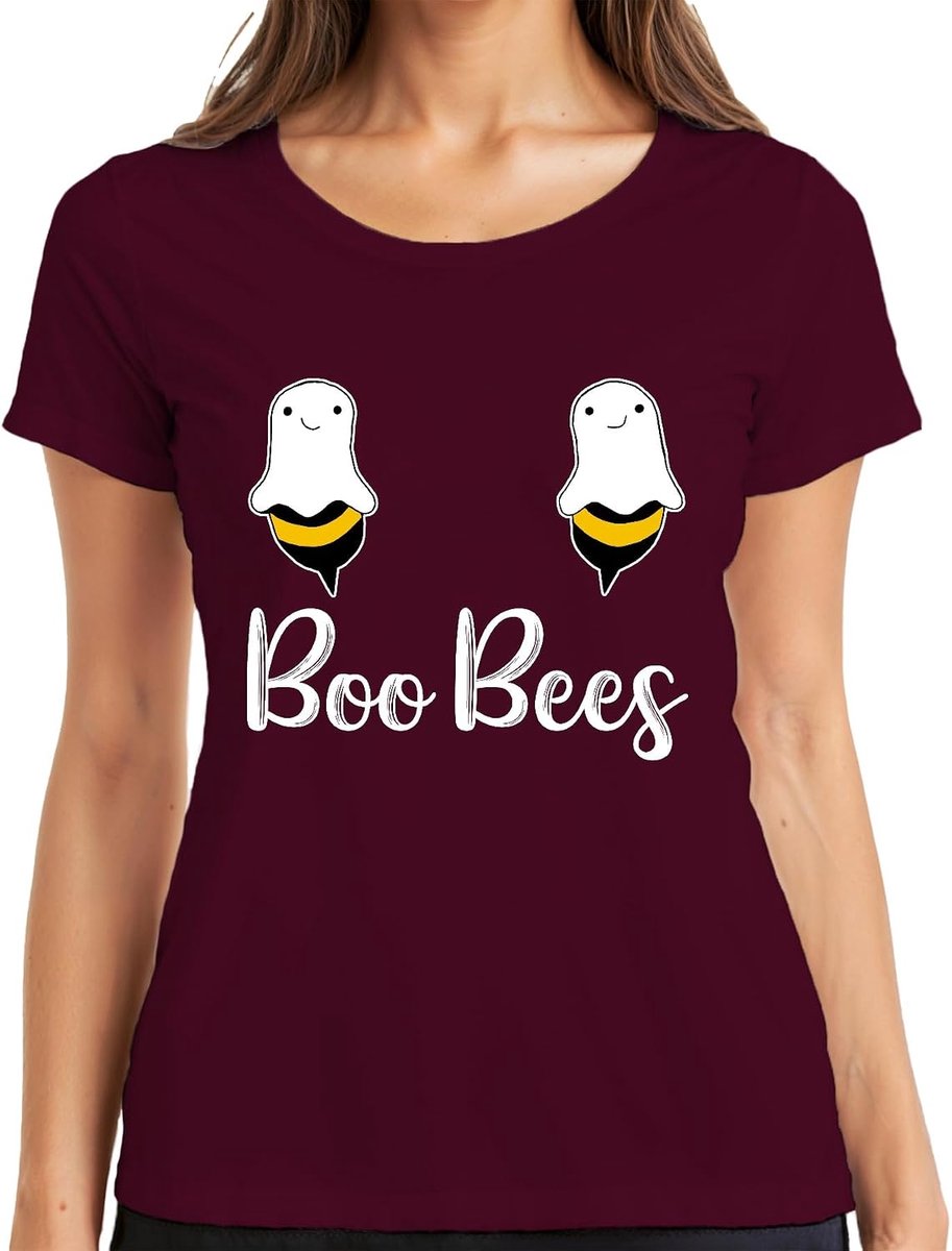 Bees Halloween Woordspel Grappig Bijen Spook Cadeau Dames T-shirt
