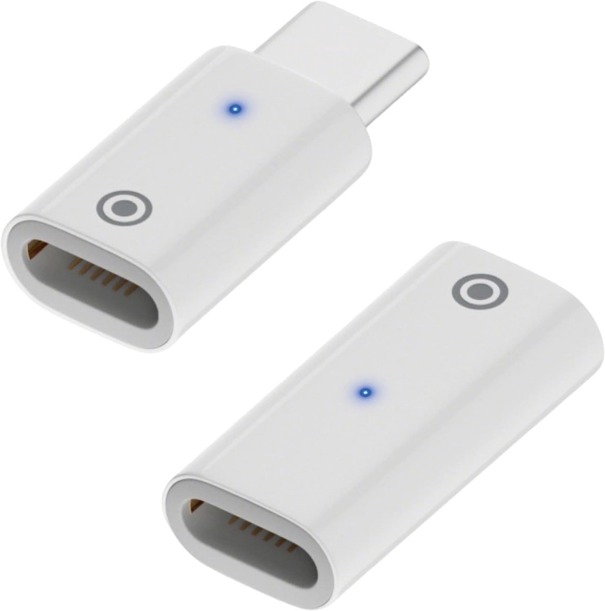 Set van 2 oplaadadapters, geschikt voor Apple Pencil, alleen voor opladen, draadloze oplaadaansluiting, geen Bluetooth/gegevens