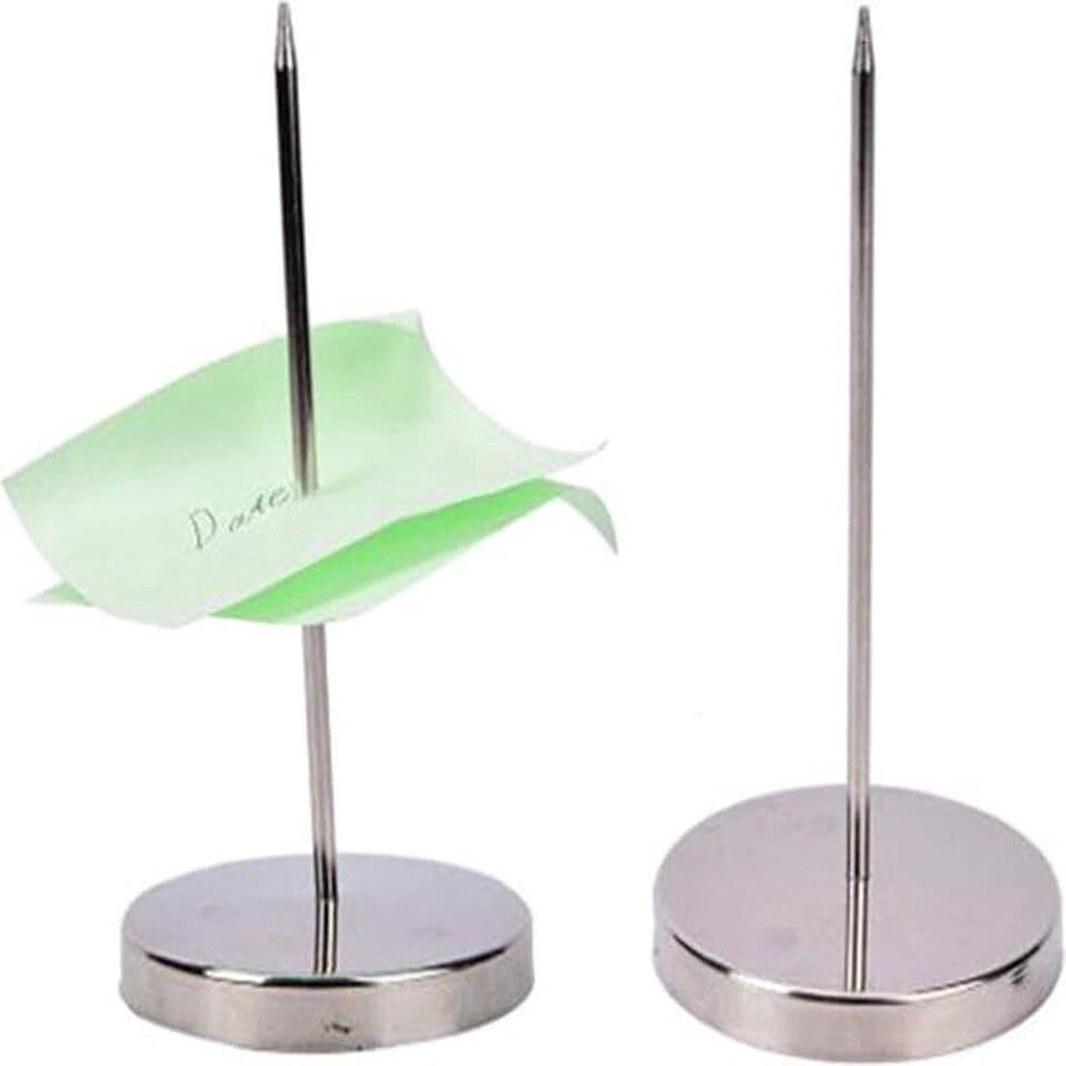 Stalen bonnenprikker - Metaal - Bonnenhouder - Liaspen - 14 cm - Bonnetjes prikker - Papier prikker - Prikstok
