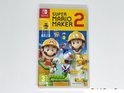 Nintendo Switch spel 'Super Mario Maker 2'. Mario en Luigi bouwen, met Toad en Piranha Plant.