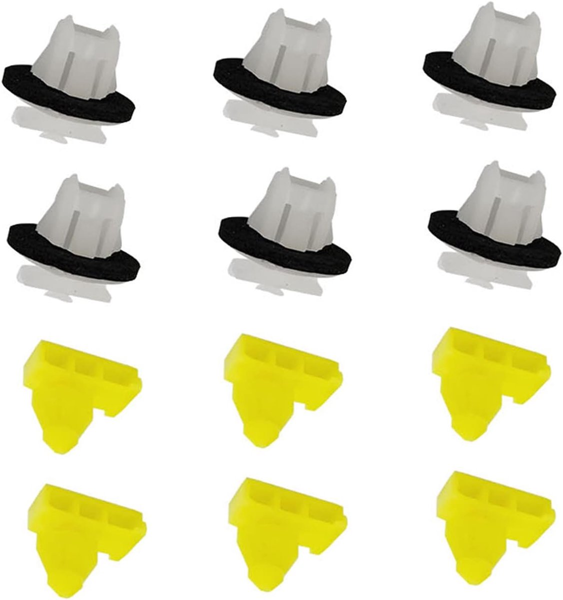 40 Stks Auto Wielvelgen Omlijsting Trim Moulding Clips Kit Plastic Retainer Bevestigingen Compatibel met Juke 76847JG00A / 76882JG10A