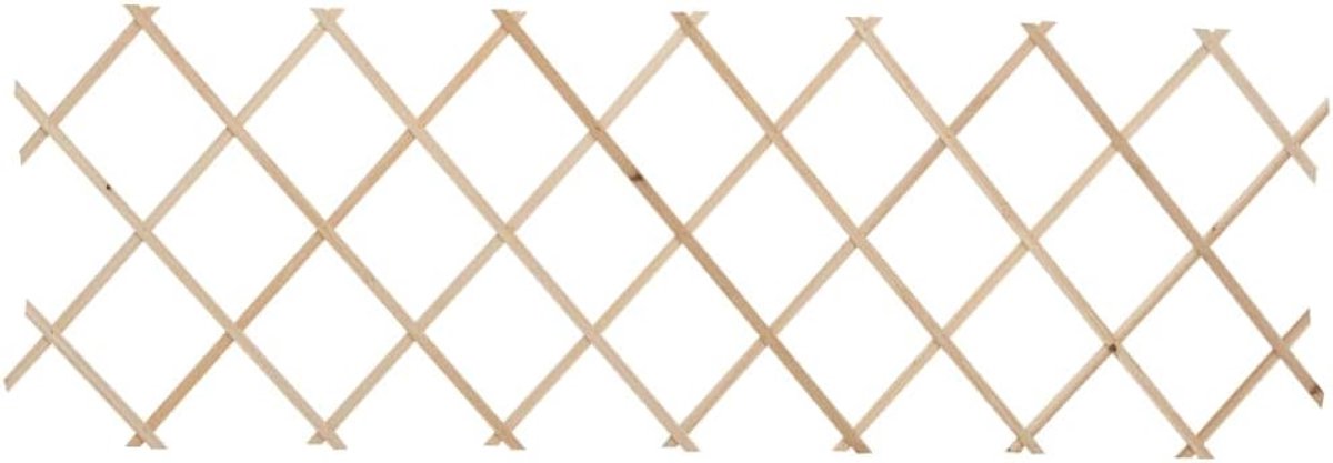 Schaarhek 180x60 cm, 5 stuks. Trellis hout, inkijkbescherming voor buiten, duurzaam hekveld van massief dennenhout