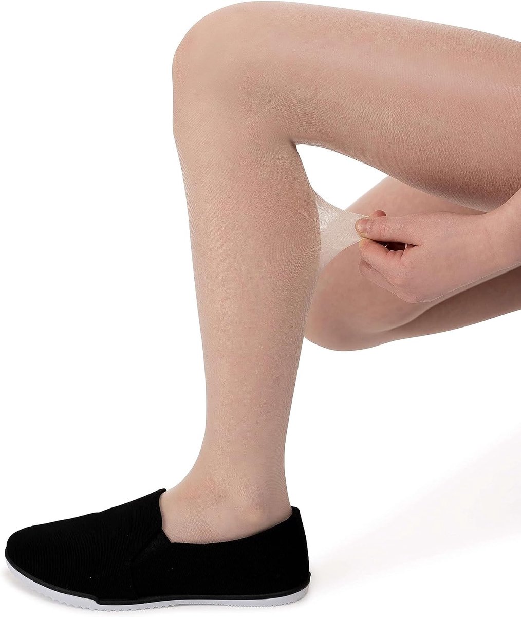 Panty voor meisjes, 20 denier, klassiek, semi-transparant, schoolpoten, zacht, ballet, dans, casual, duurzaam, glad, voor tieners, dagelijkse kousen met vleugels