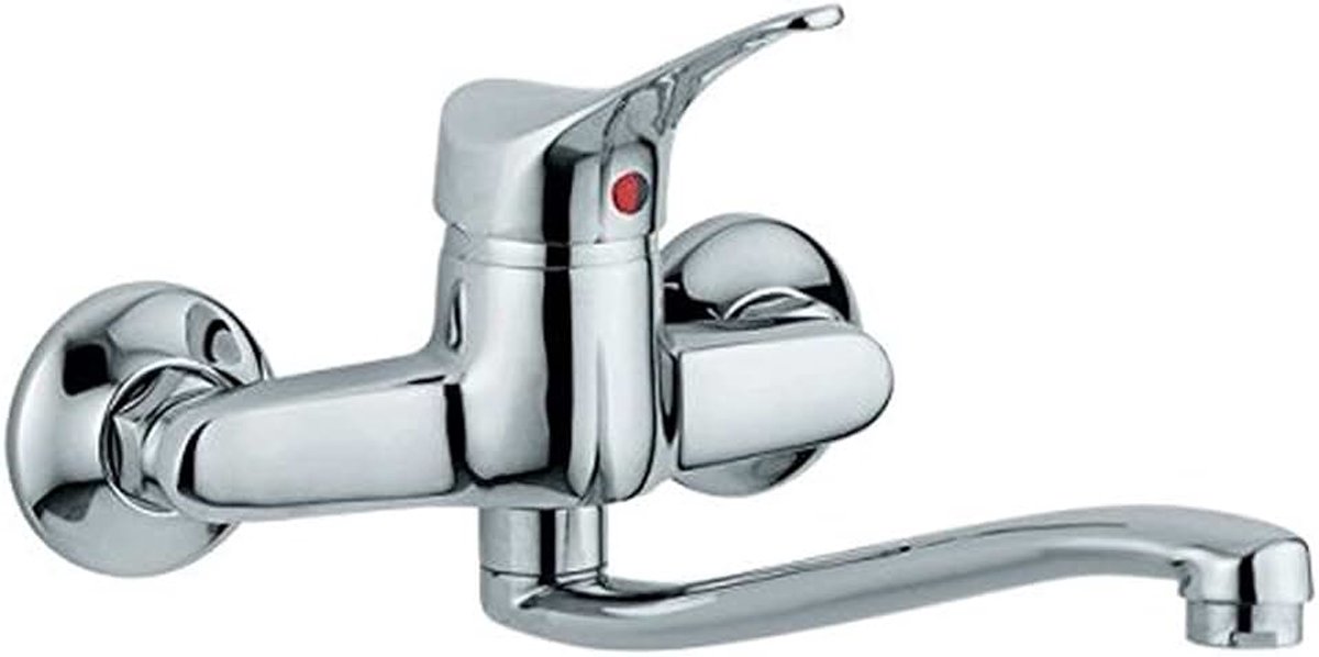 Sei14070000 waterkraan eengreepsmengkraan met uitloop, chroom