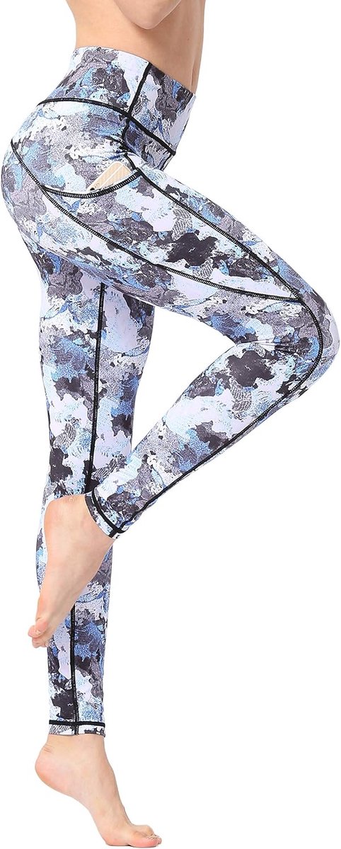 Lange Sportlegging Running Panty Hoge Taille Stretch Fitness Yoga Broek