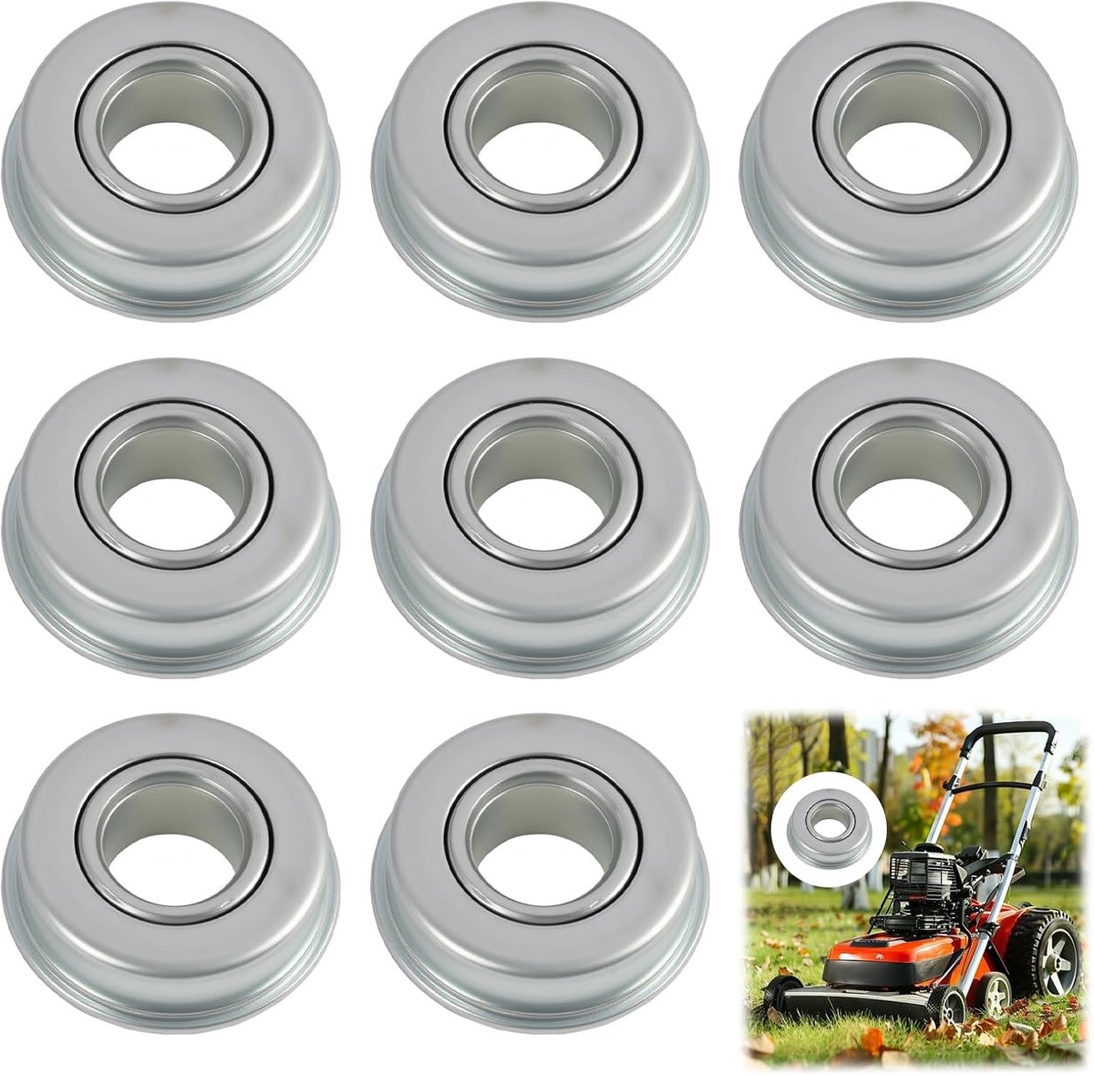 Lagers voor Wiel Grasmaaier Ø12,7 × 28,6 × 11 mm, Compatibel met Honda HR215 HRB536, MTD 5221 91055, Hayter Harrier, Snapper 741