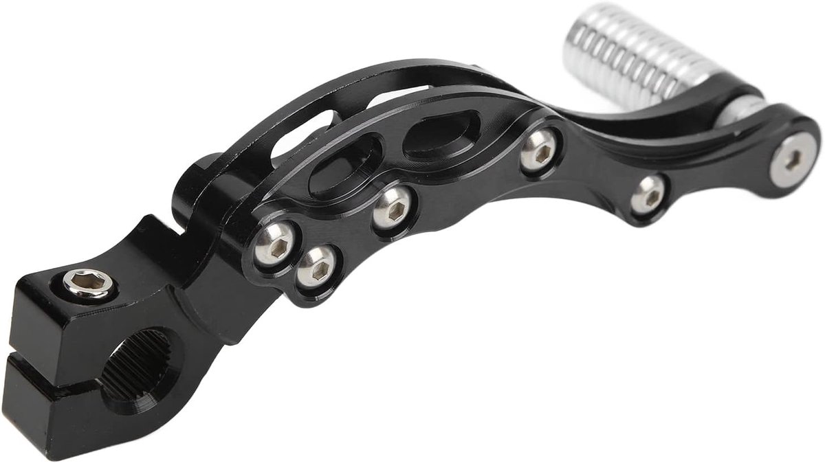 Kickstarthendel, Kickstarter Starthendel Hoge Sterkte Aluminiumlegering Universeel Accessoire voor Motorfiets-scooter (Zwart)