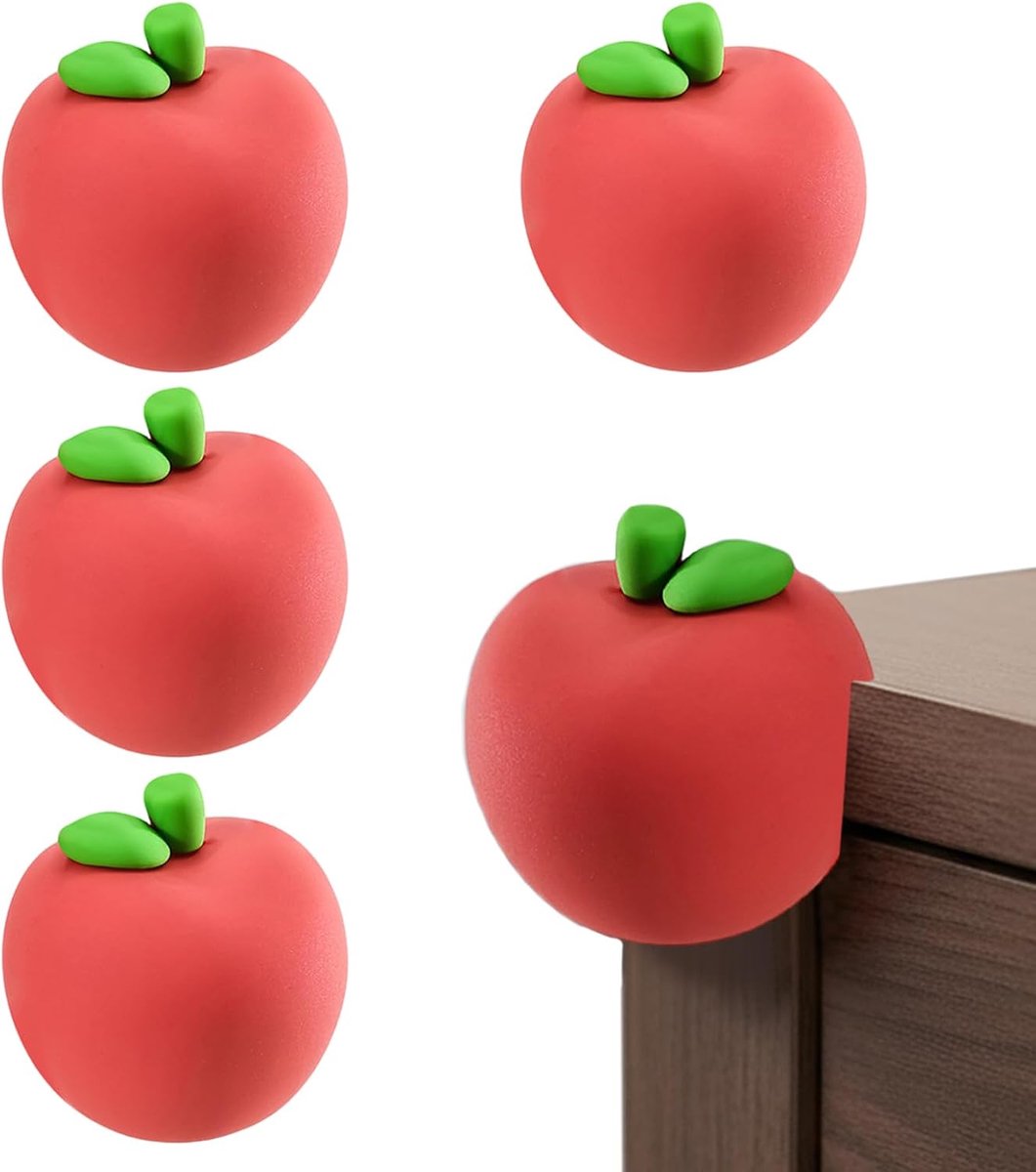 4 stuks randbescherming, hoekbescherming voor baby's, randbescherming, zelfklevend, tafelrandbescherming, hoeken, voor alle soorten meubels, zorgt voor de veiligheid van de baby