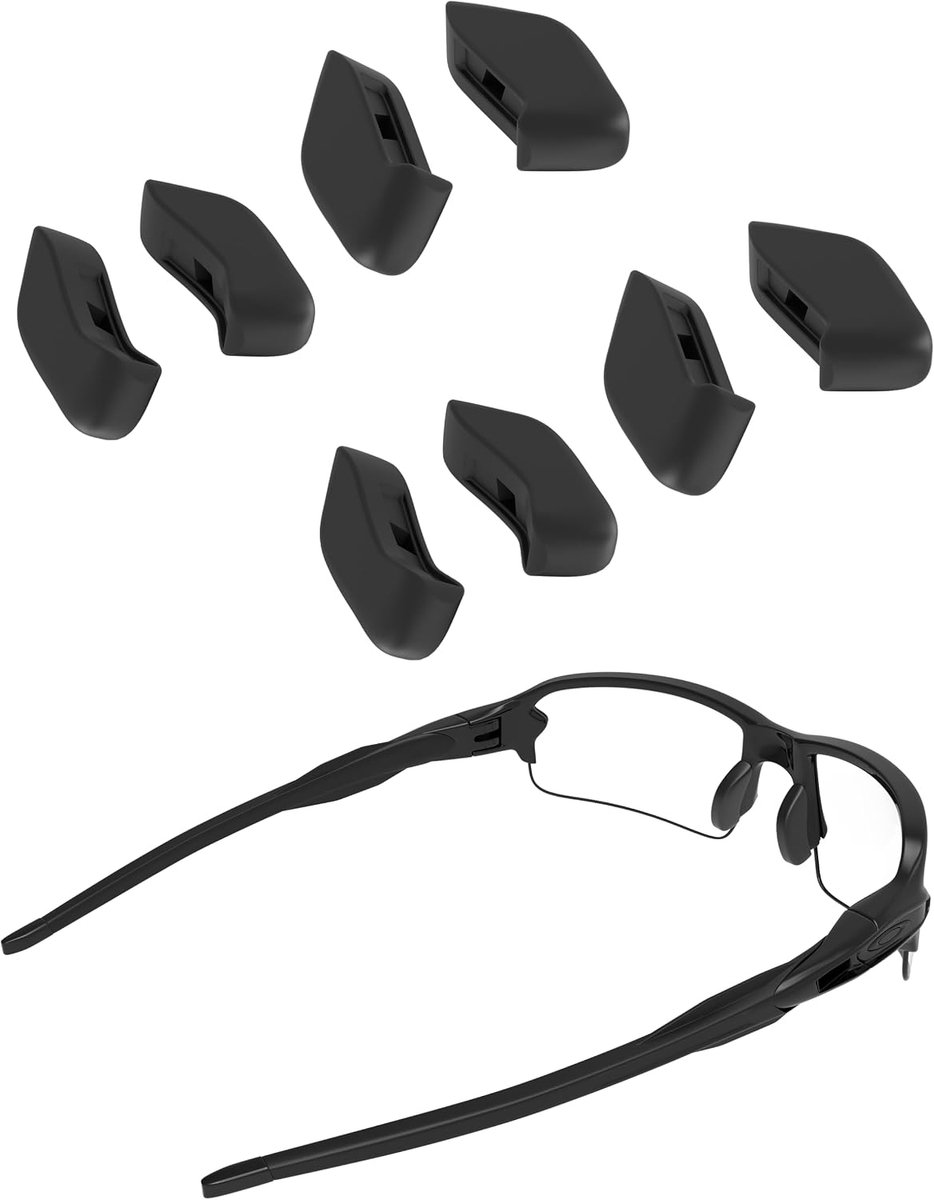 Vervangende neusstukken pads voor Oakley Flak Draft/Flak Beta Sunglass - zwart - Een maat