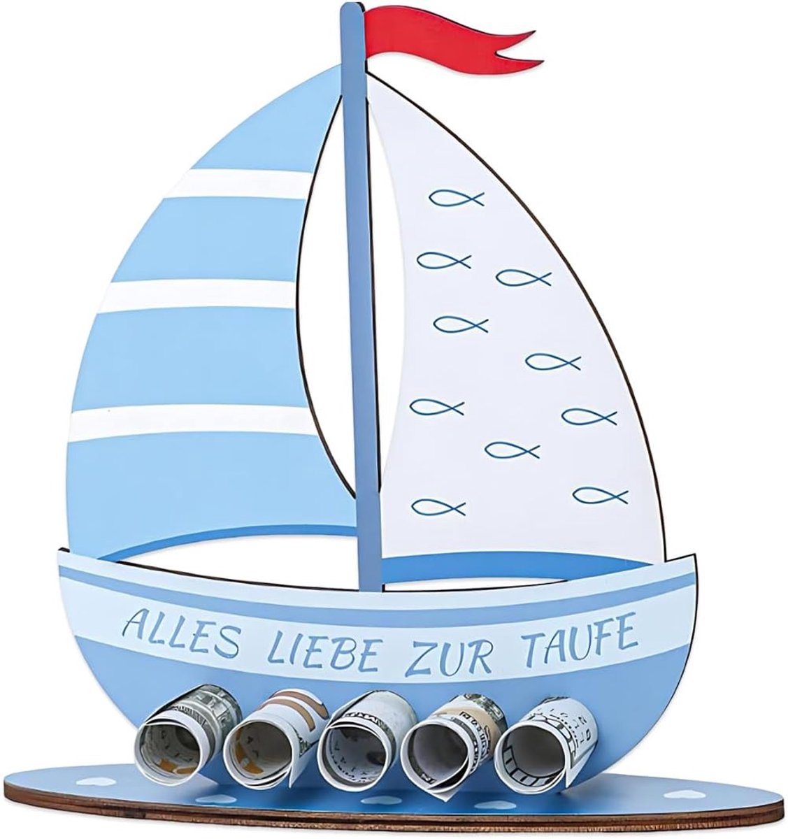 Cadeaus voor communie, houten schip, tafeldecoratie, felicitatie voor communie, cadeau voor meisjes