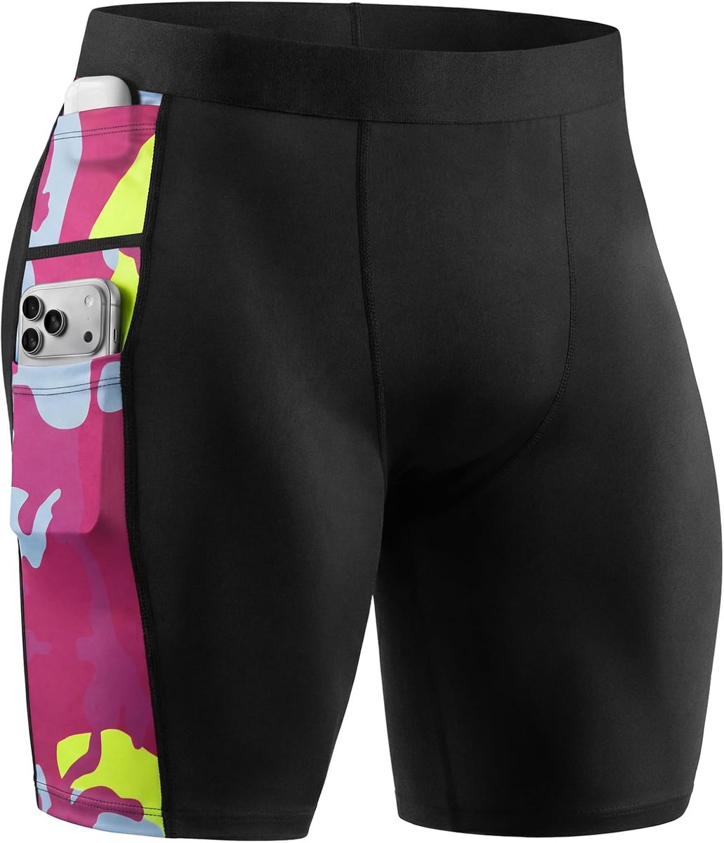Functieondergoed Compressieshort met 3 zakken